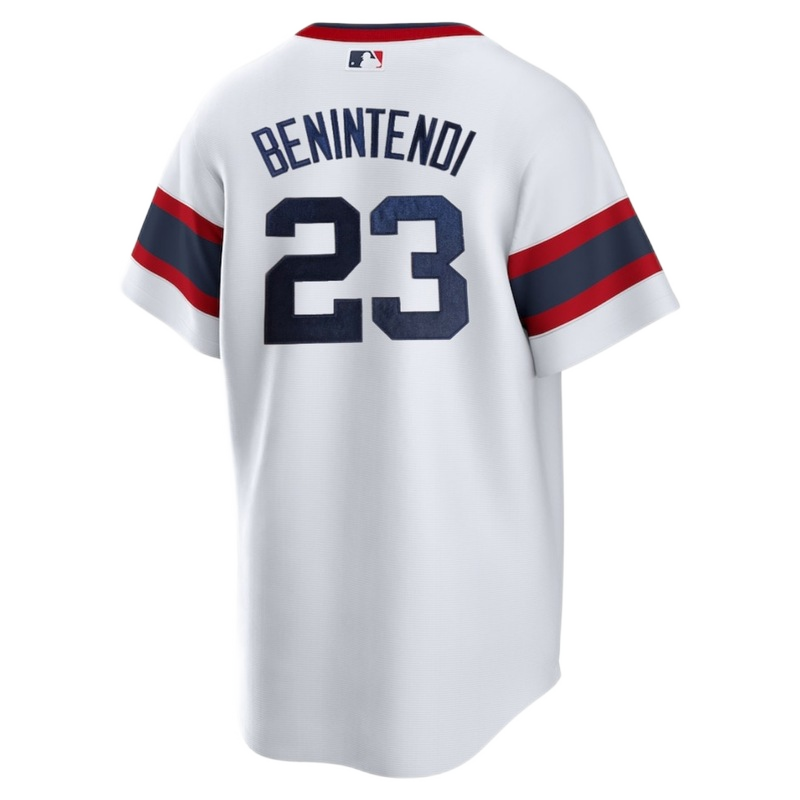 Men's Andrew Benintendi Chicago White Sox White Alternate Premium Stitch Replica Jersey - vstockx