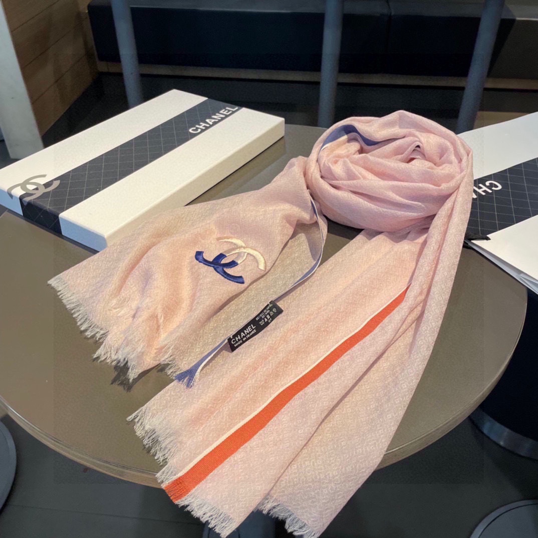 Streetwear Scarf CHANEL 329004 SIZE:105*180cm - vstockx