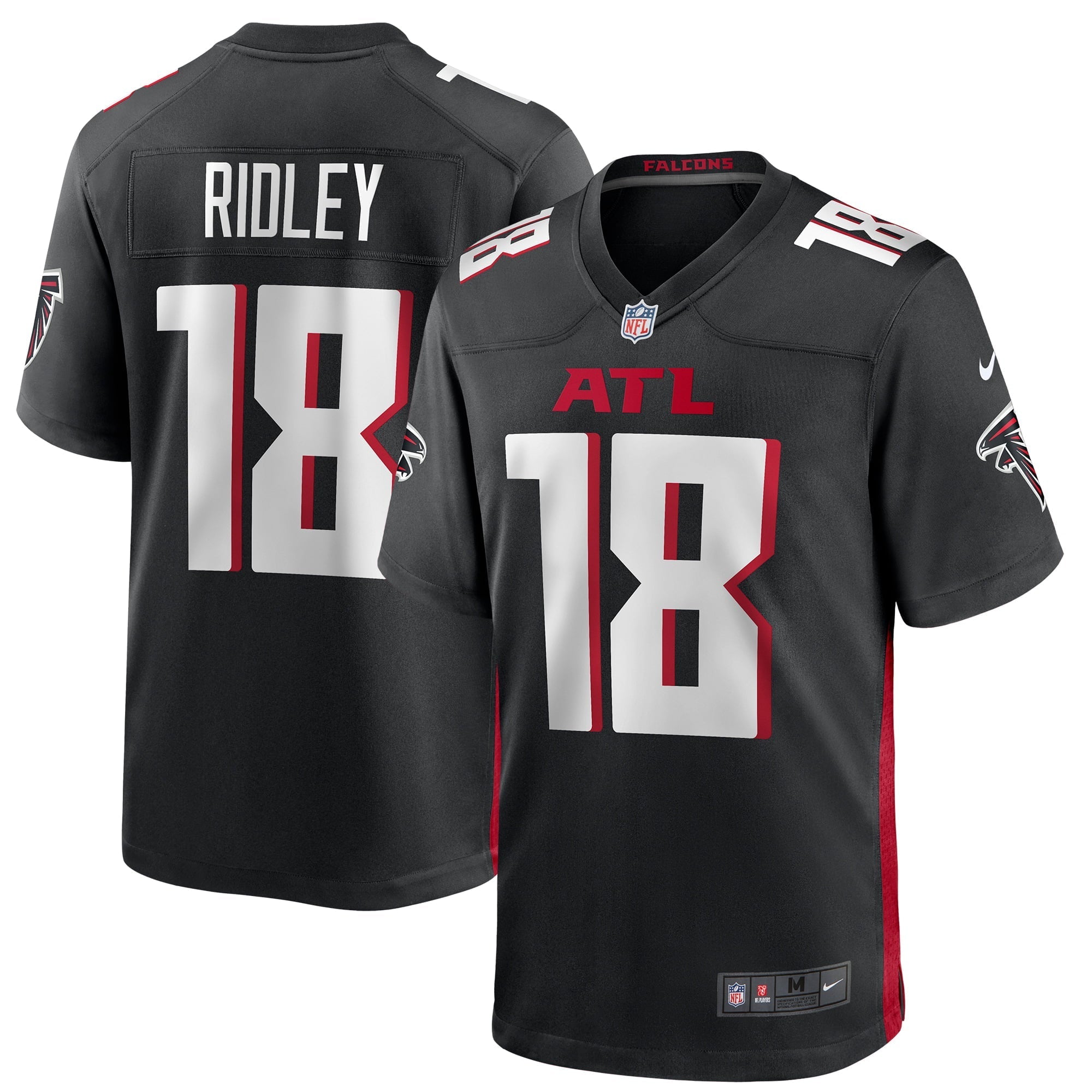 Men's Nike Calvin Ridley Black Atlanta Falcons Game Player Jersey - vstockx