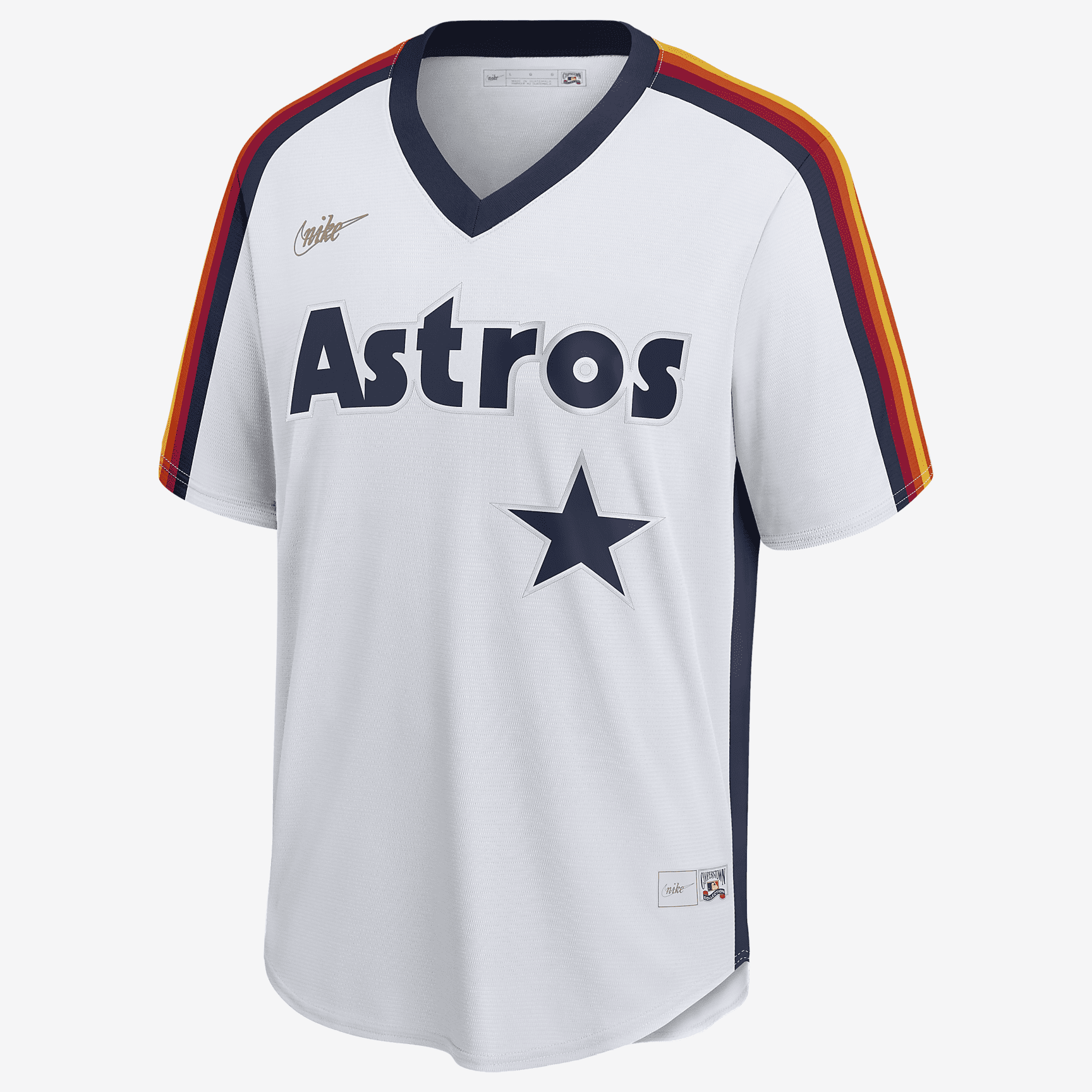 MLB Houston Astros (Craig Biggio) Men's Cooperstown Baseball Jersey - White - vstockx