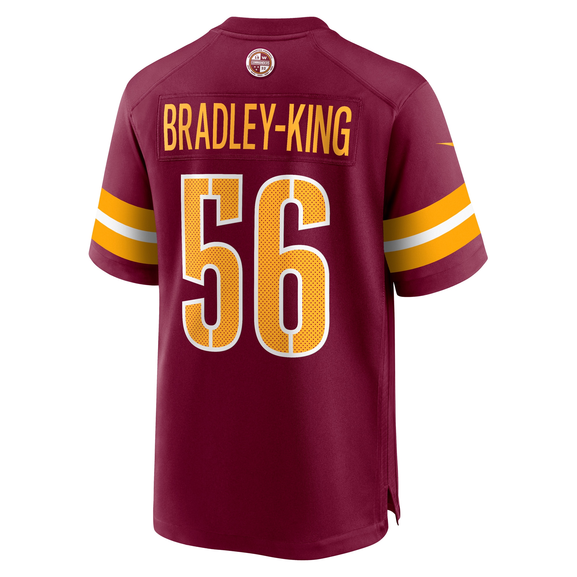 Will Bradley-King Washington Commanders Nike Game Player Jersey - Burgundy - vstockx
