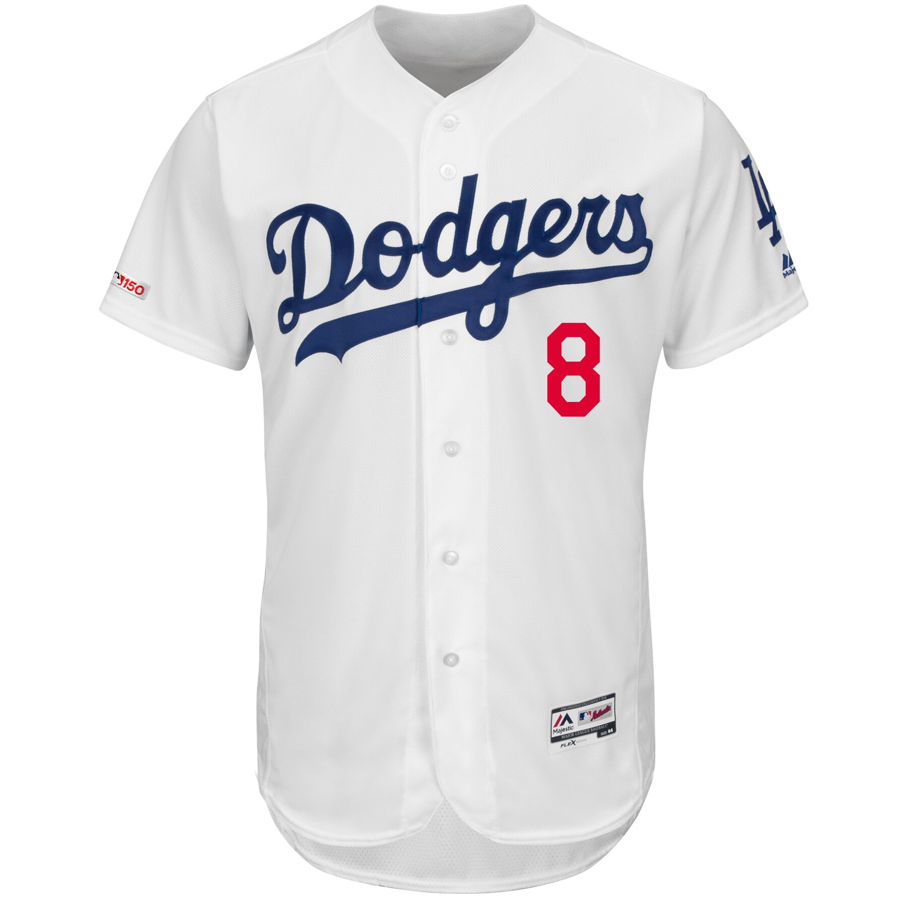 Manny Machado Los Angeles Dodgers Majestic Home Authentic Collection Flex Base Player Jersey - White - vstockx