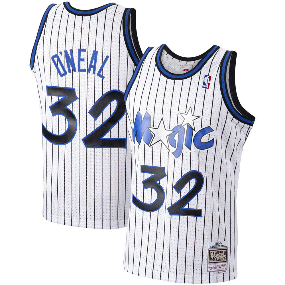 Men's Orlando Magic Shaquille O'Neal 1993-94 Hardwood Classics Jersey - White - vstockx