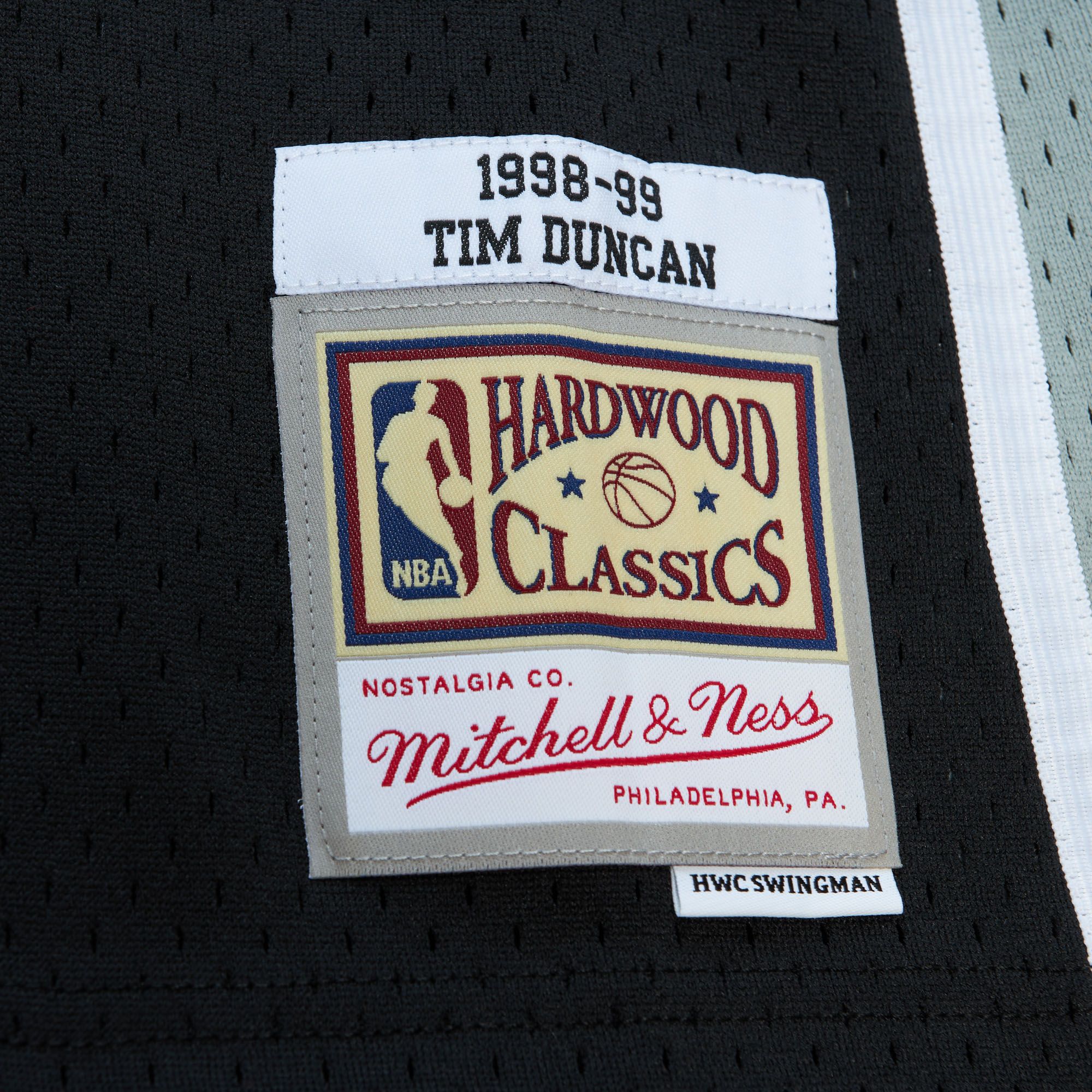 Big Face 7.0 Swingman Jersey San Antonio Spurs 1998-99 Tim Duncan - vstockx