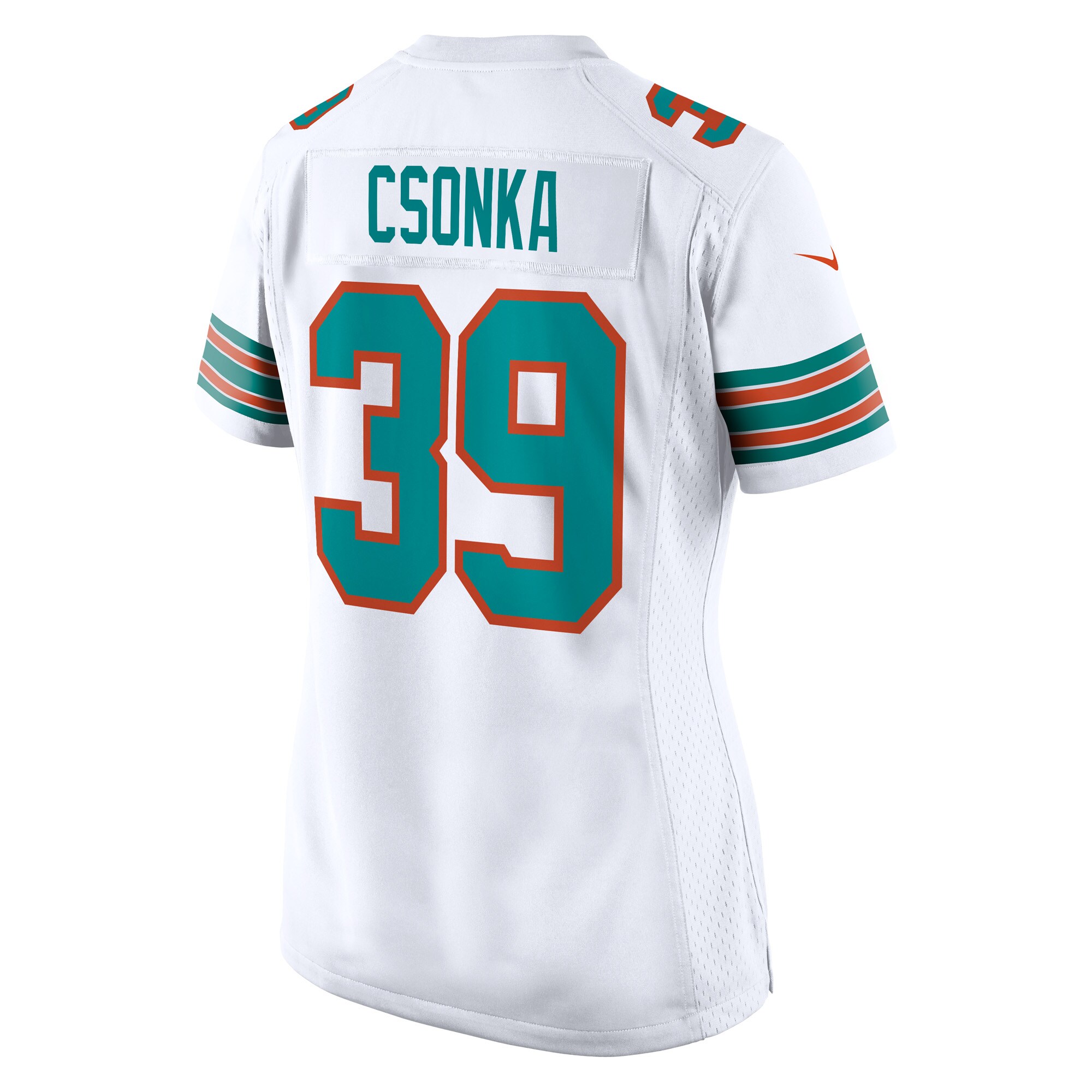 Larry Csonka Miami Dolphins Nike Women's Retired Player Jersey - White - vstockx