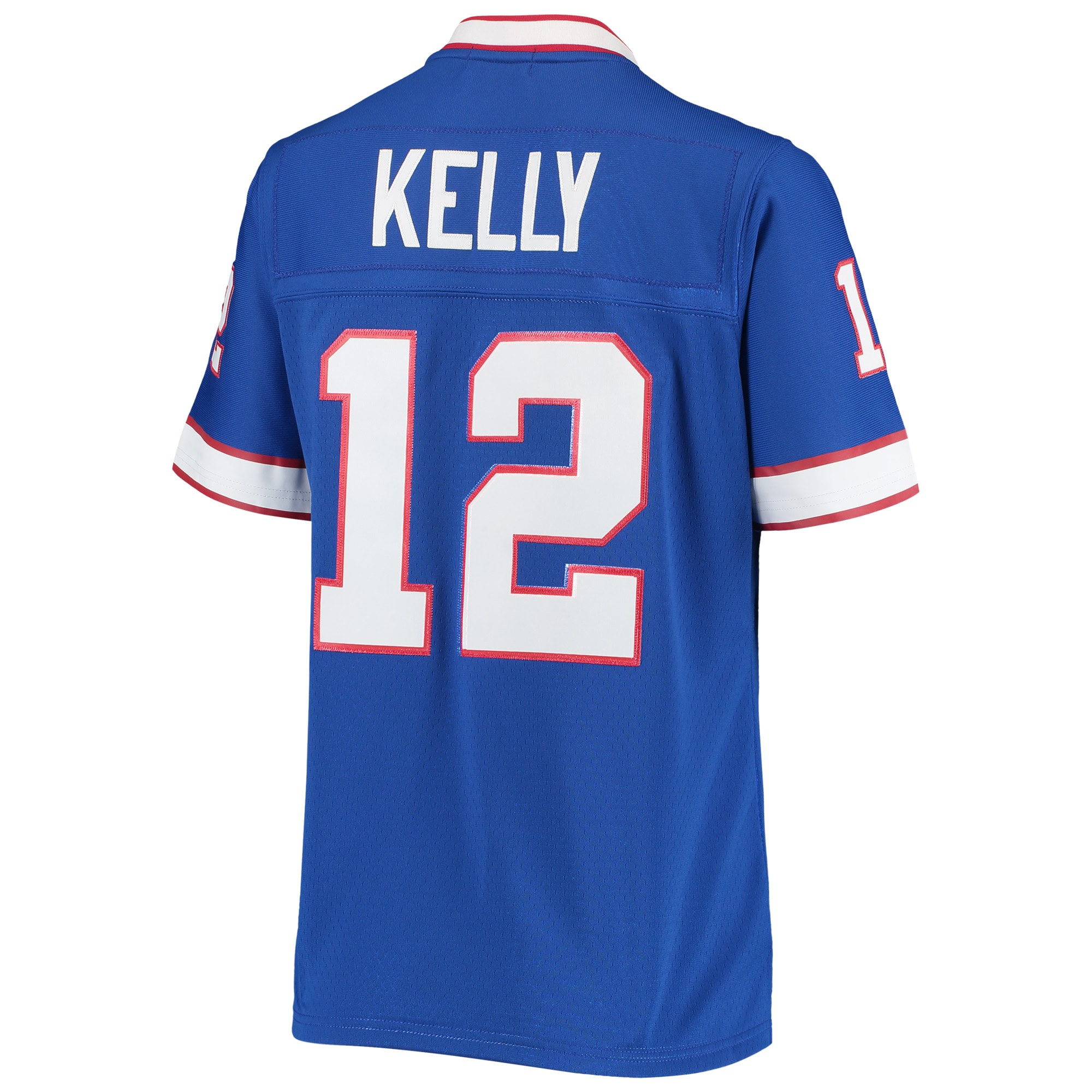 Jim Kelly Buffalo Bills Mitchell & Ness Women's 1990 Legacy Replica Jersey - Royal - vstockx