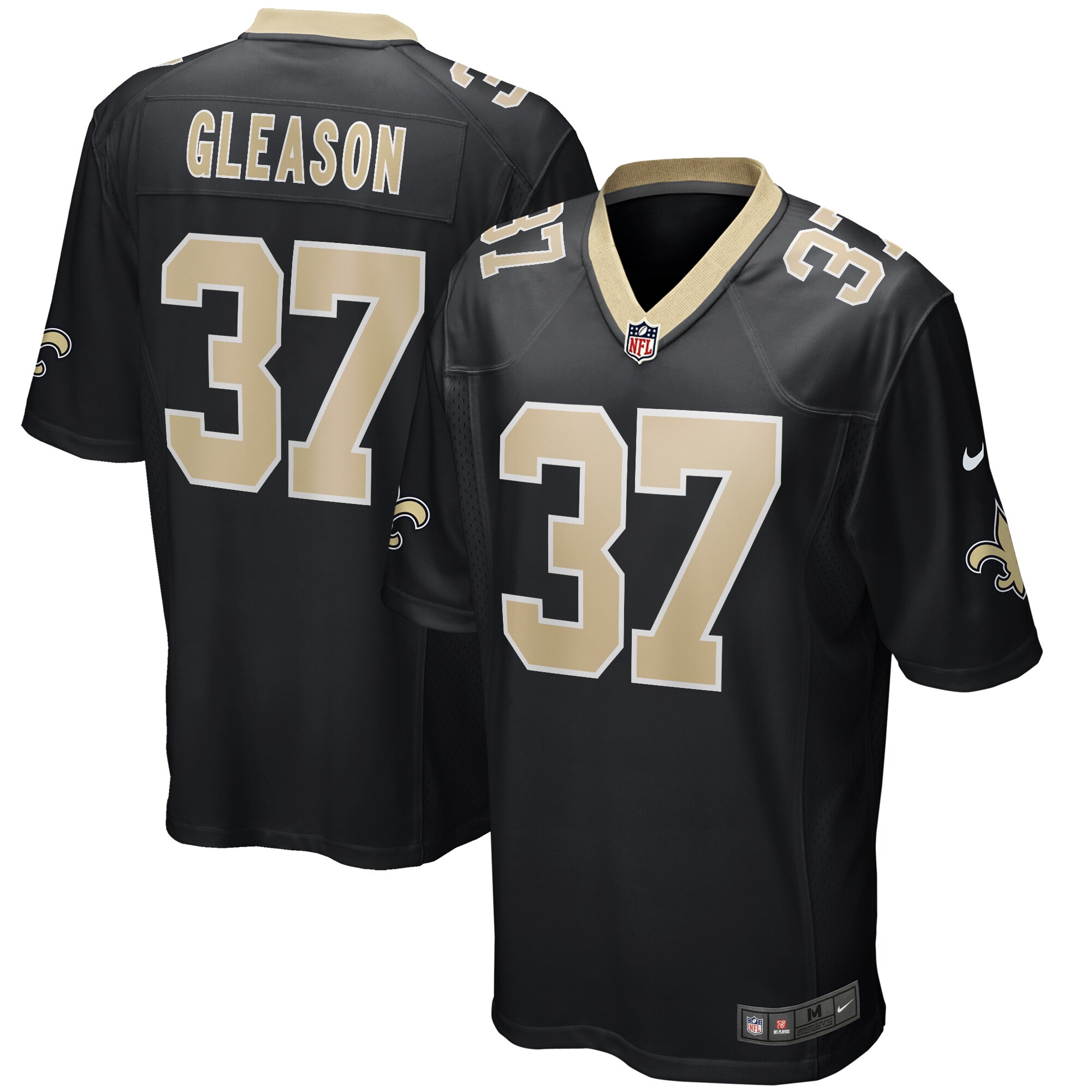 Steve Gleason New Orleans Saints Nike Game Retired Player Jersey - Black - vstockx
