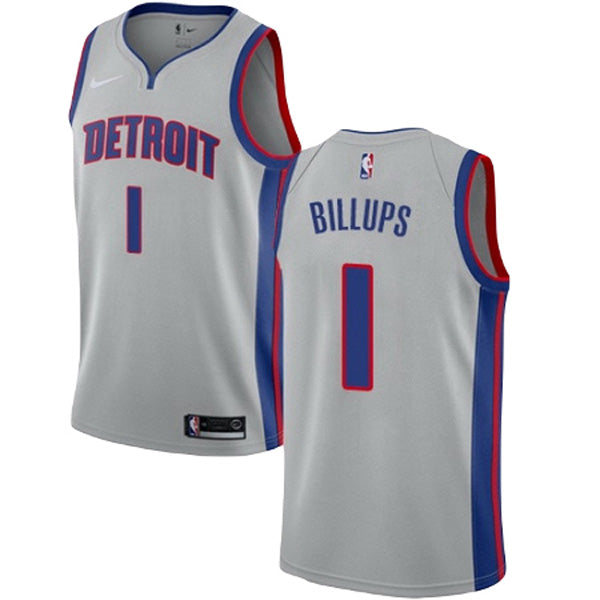 Men's Detroit Pistons Chauncey Billups Statement Edition Jersey - Silver - vstockx