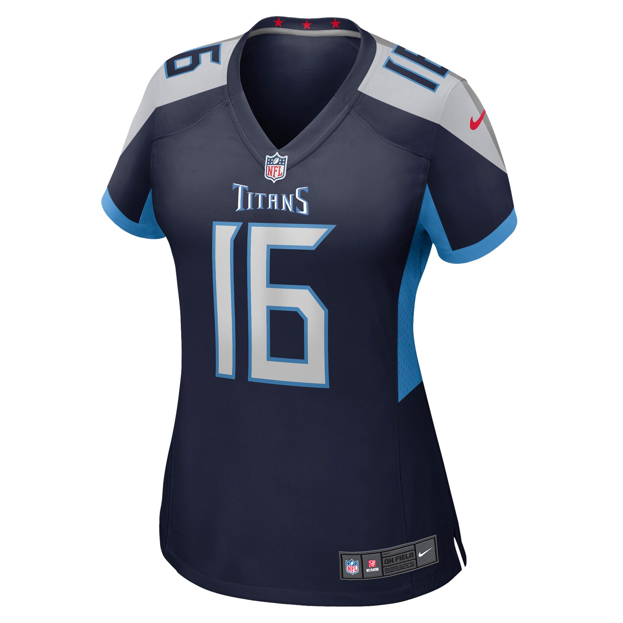 Treylon Burks Tennessee Titans Nike Women's Player Game Jersey - Navy - vstockx