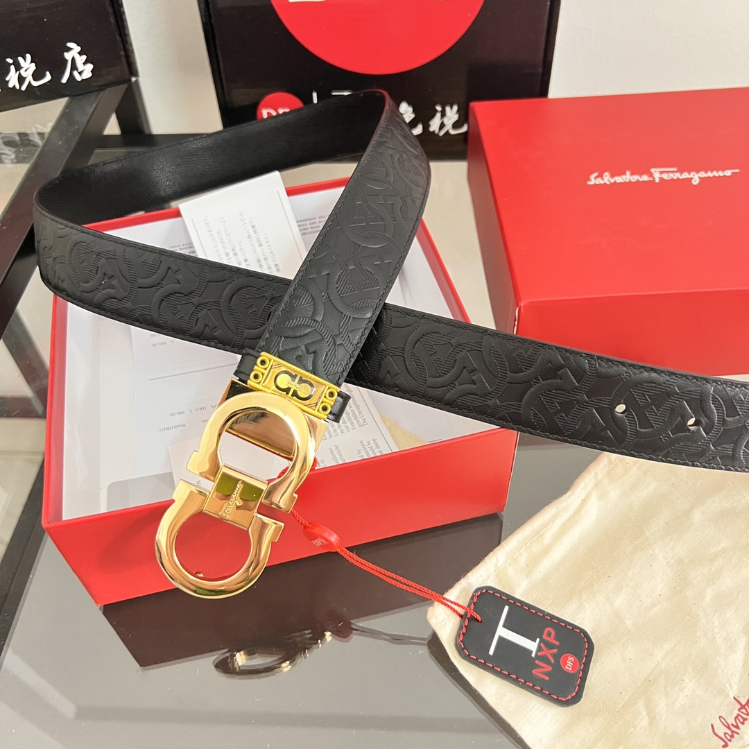 Streetwear Belt Ferragamo 320169 size:3.5cm - vstockx