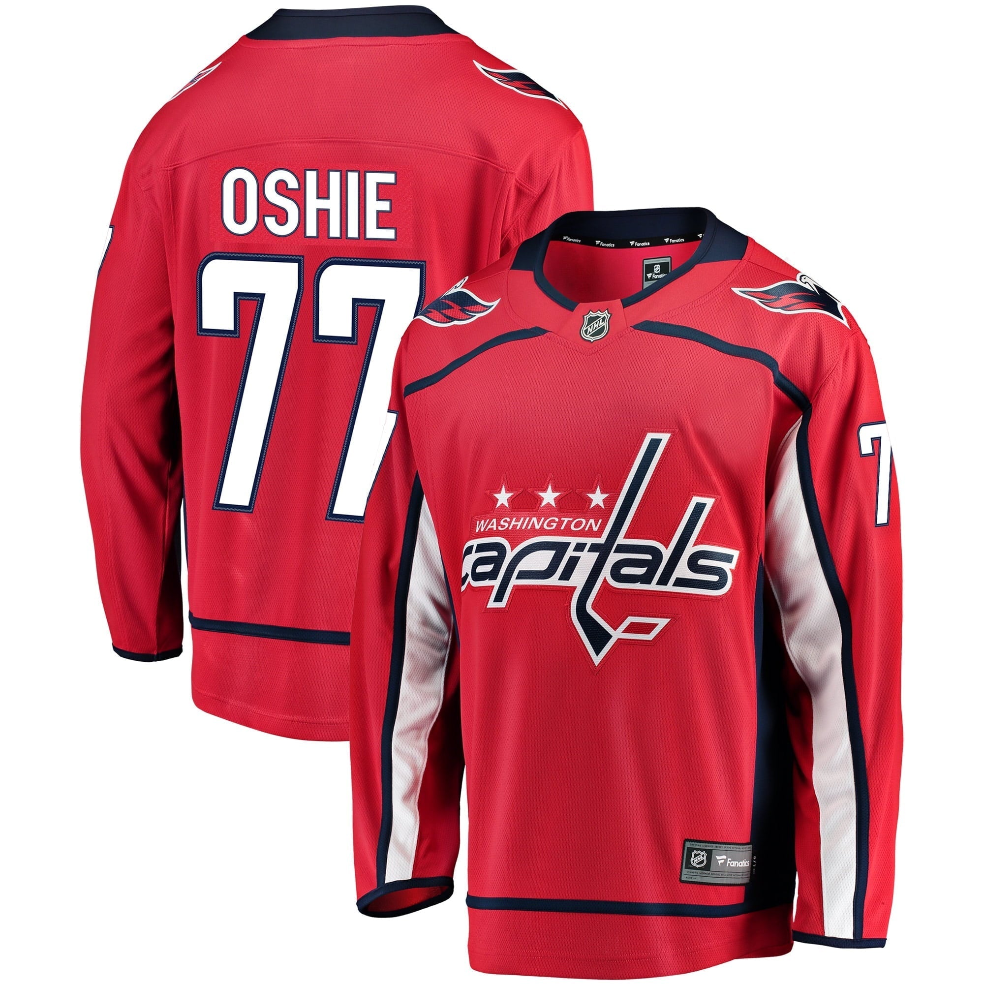 Men's Fanatics Branded TJ Oshie Red Washington Capitals Breakaway Player Jersey - vstockx