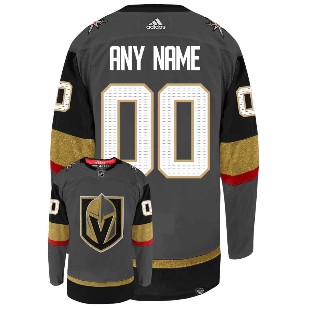 Customizable Vegas Golden Knights Adidas Primegreen Authentic NHL Hockey Jersey - vstockx