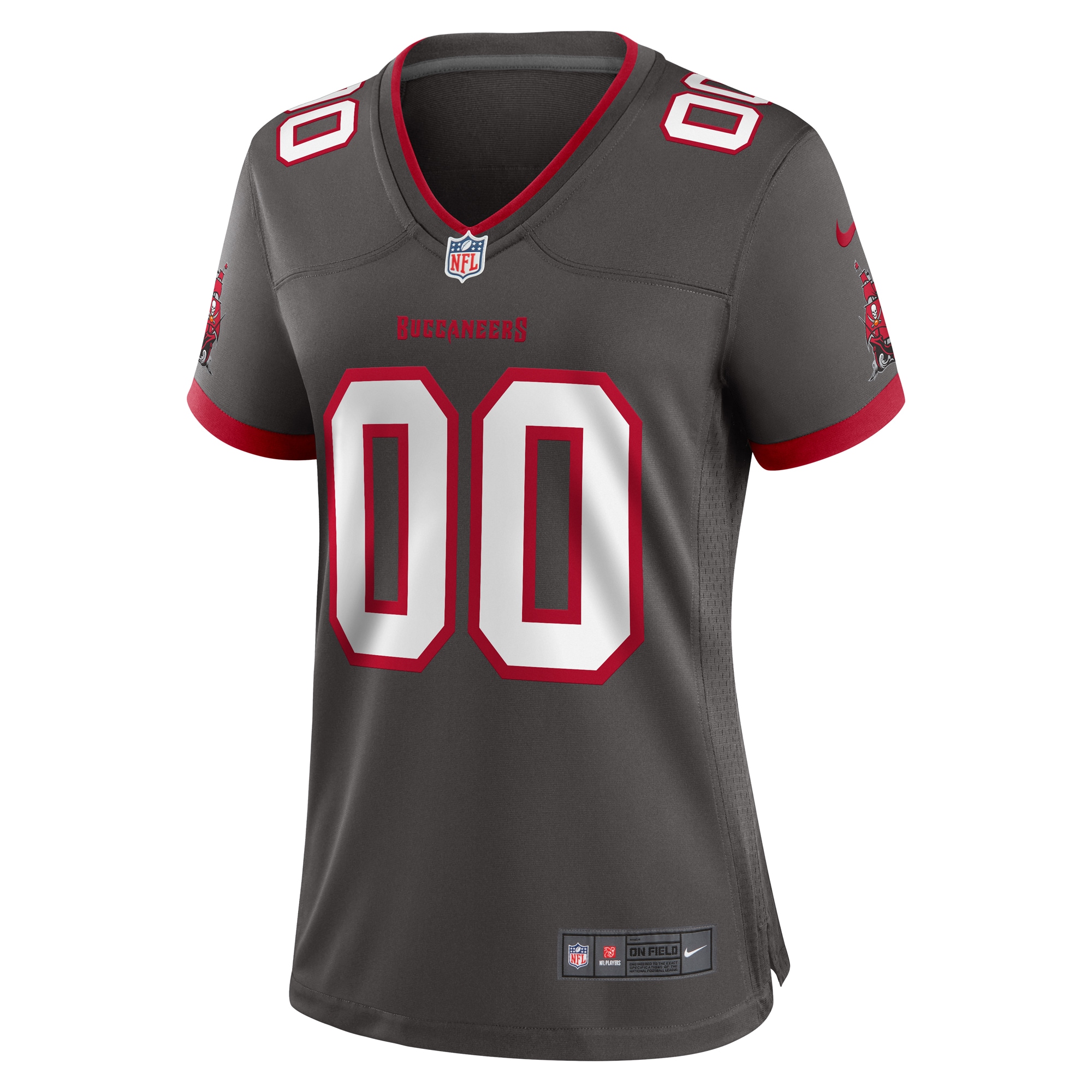 Tampa Bay Buccaneers Nike Women's Alternate Custom Game Jersey - Pewter - vstockx