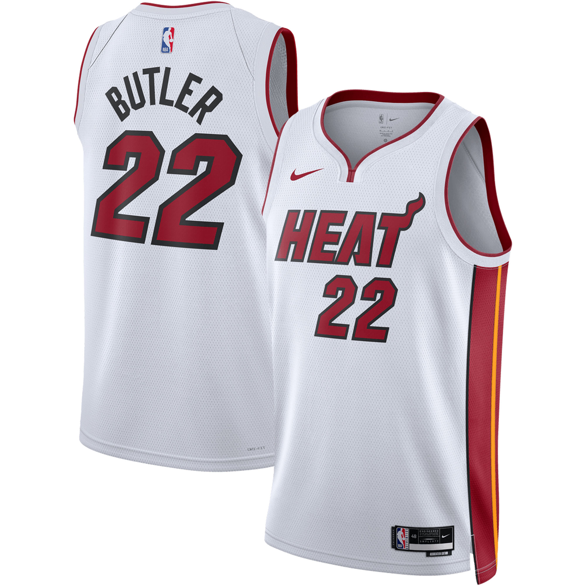 Jimmy Butler Miami Heat Nike Unisex Swingman Jersey - Association Edition - White - vstockx