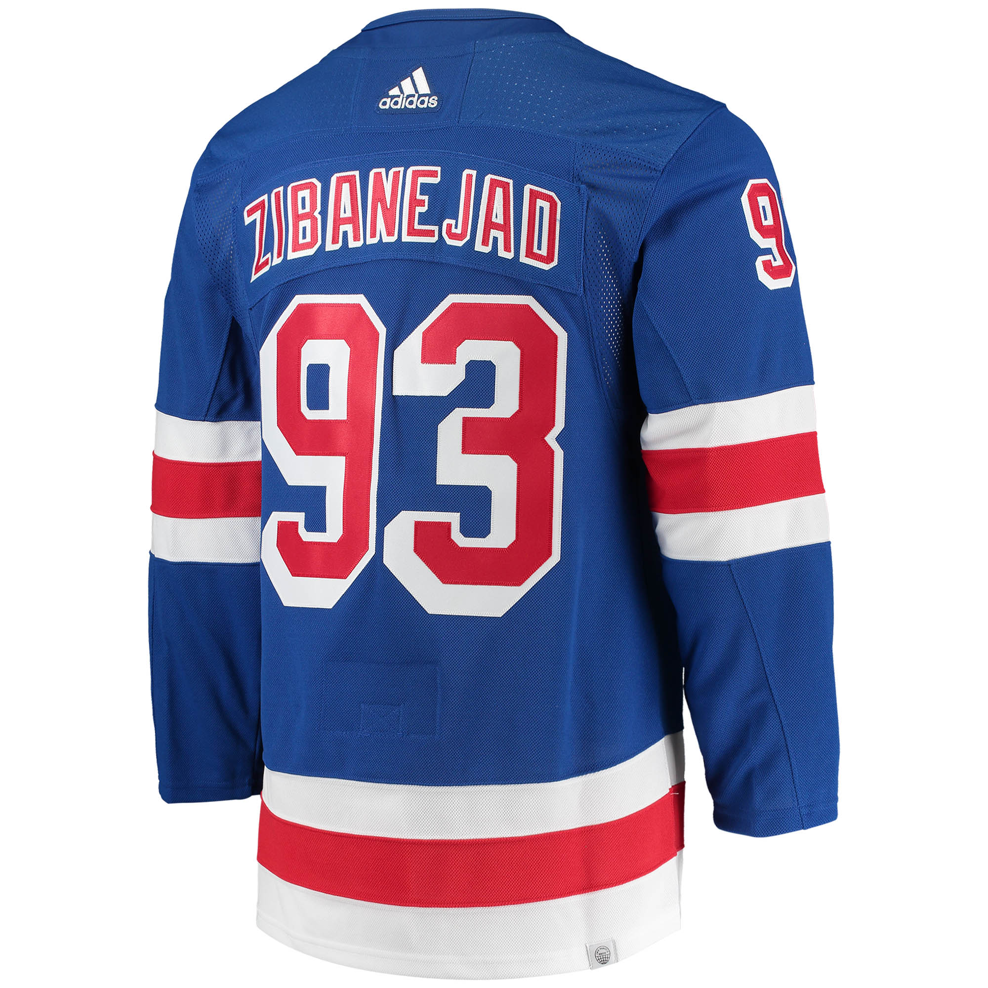 Mika Zibanejad New York Rangers adidas Home Primegreen Authentic Pro Player Jersey - Blue - vstockx