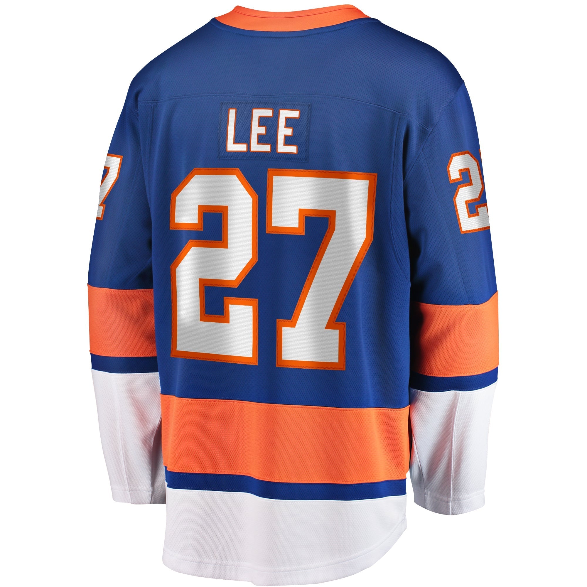 Men's Fanatics Branded Anders Lee Royal New York Islanders Home Captain Patch Breakaway Player Jersey - vstockx