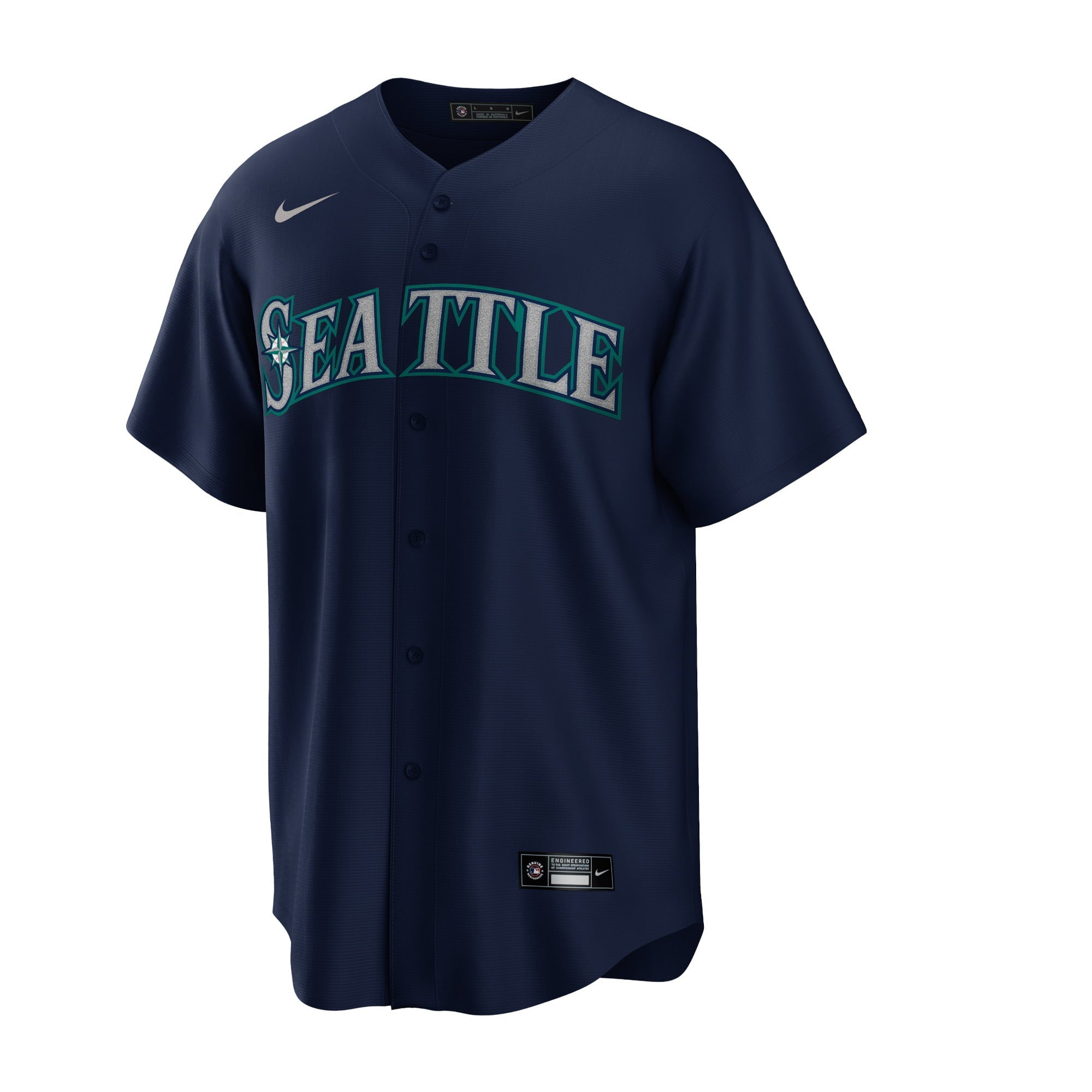 Men's Nike Jesse Winker Navy Seattle Mariners Alternate Replica Player Jersey - vstockx