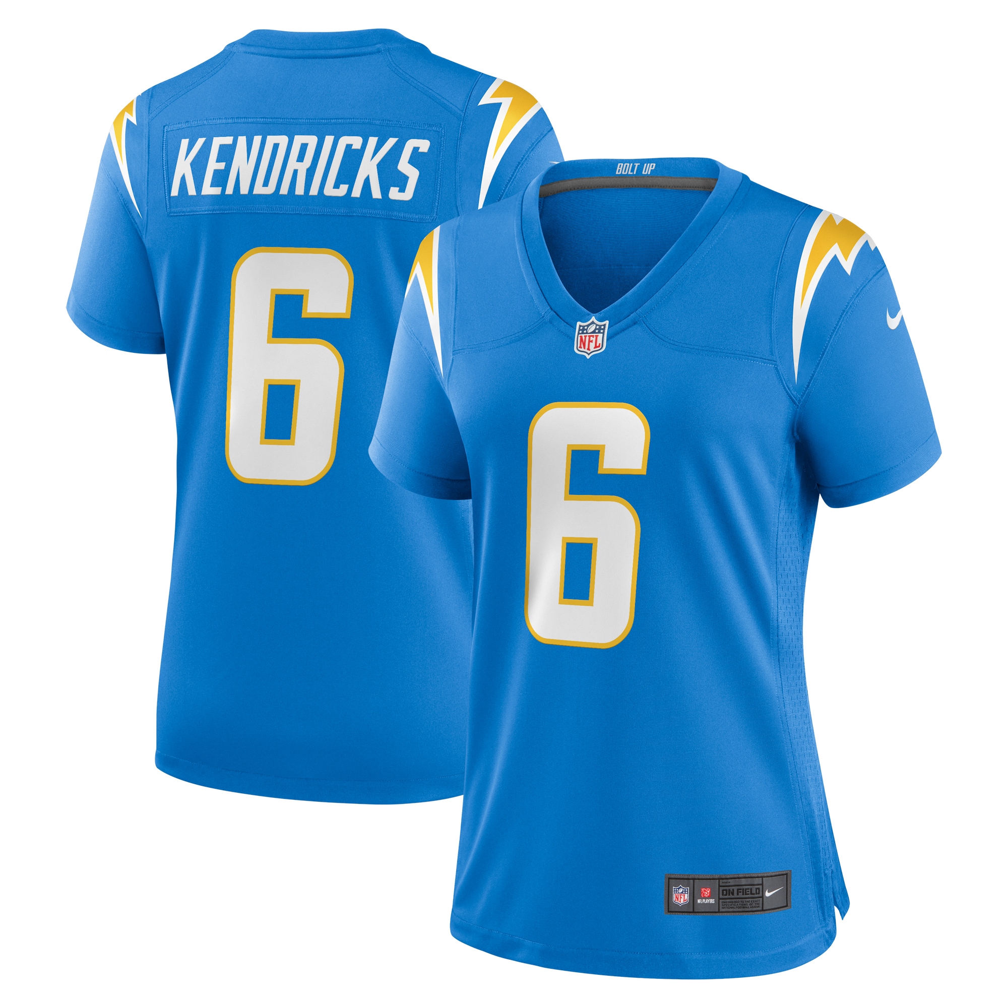 Eric Kendricks Los Angeles Chargers Nike Women's Game Player Jersey - Powder Blue - vstockx