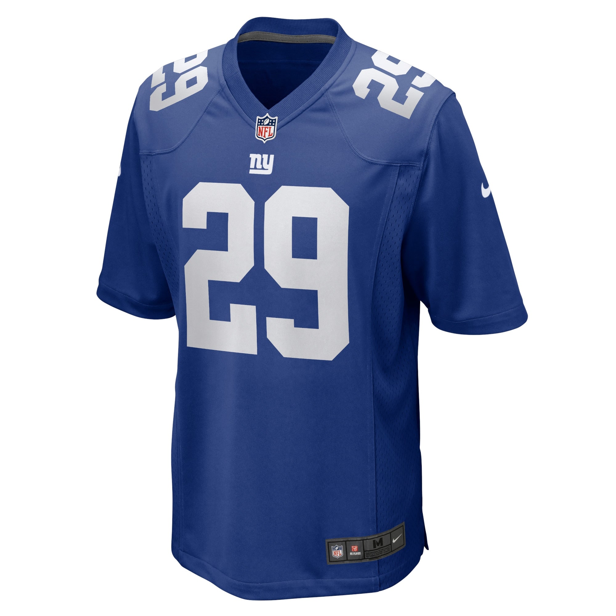 Men's Nike Xavier McKinney Royal New York Giants Game Jersey - vstockx