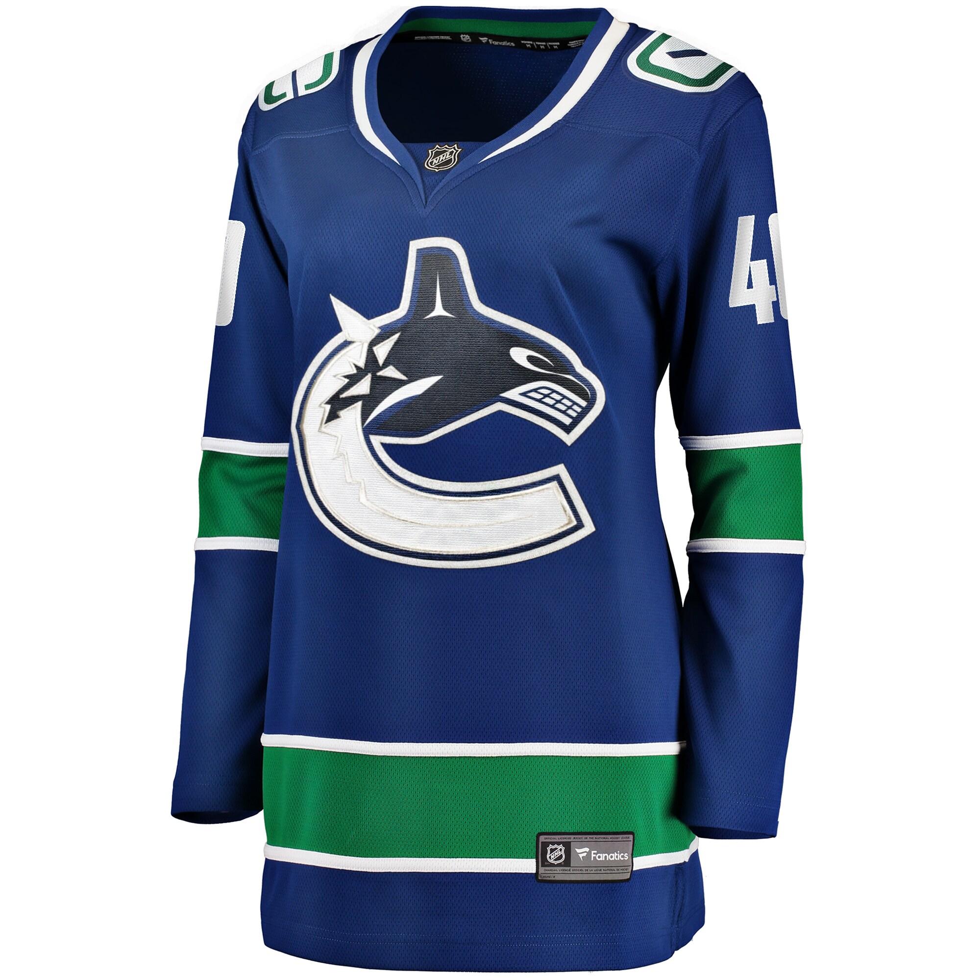 Elias Pettersson Vancouver Canucks Fanatics Branded Women's 2019/20 Home Premier Breakaway Player Jersey - Blue - vstockx