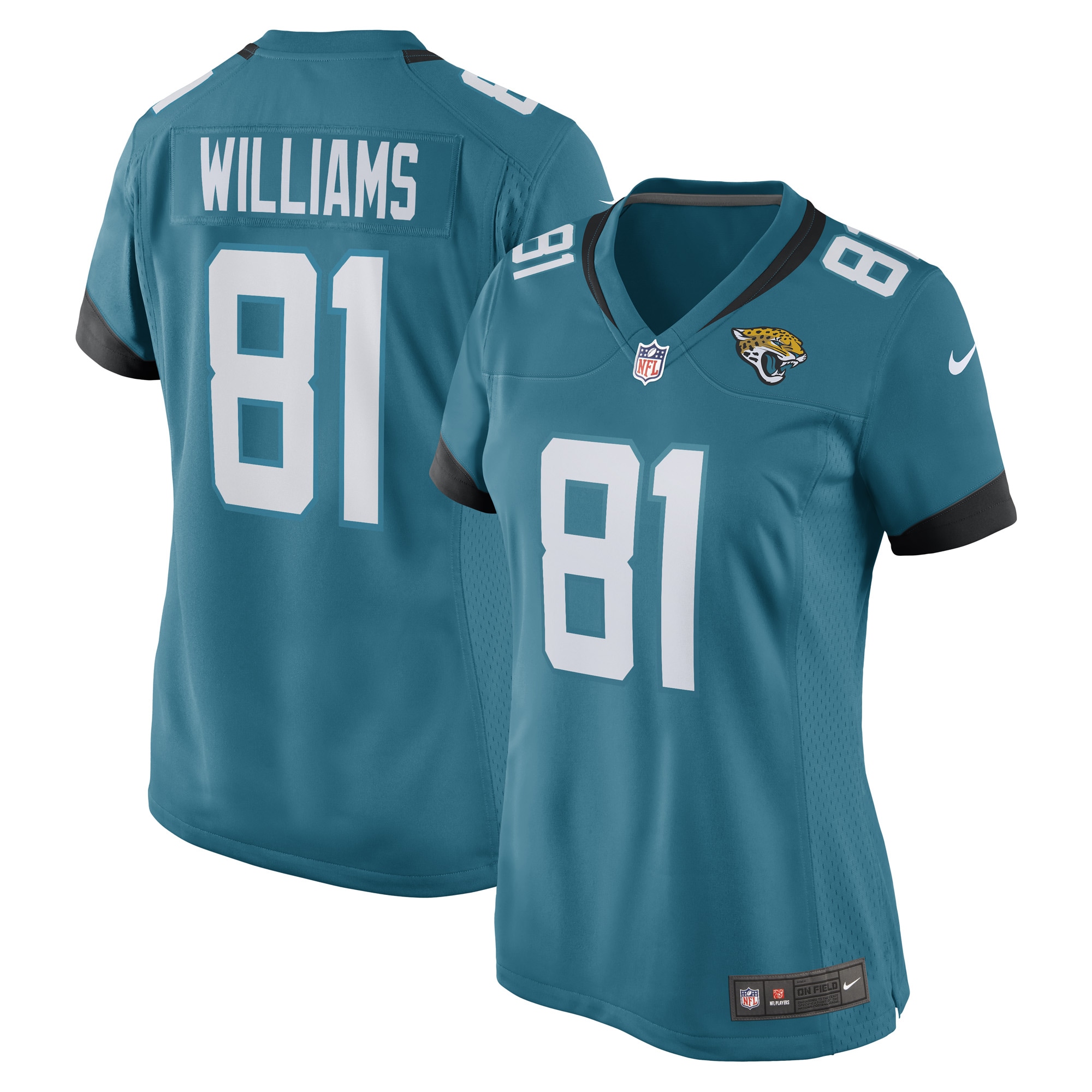 Seth Williams Jacksonville Jaguars Nike Women's Game Player Jersey - Teal - vstockx