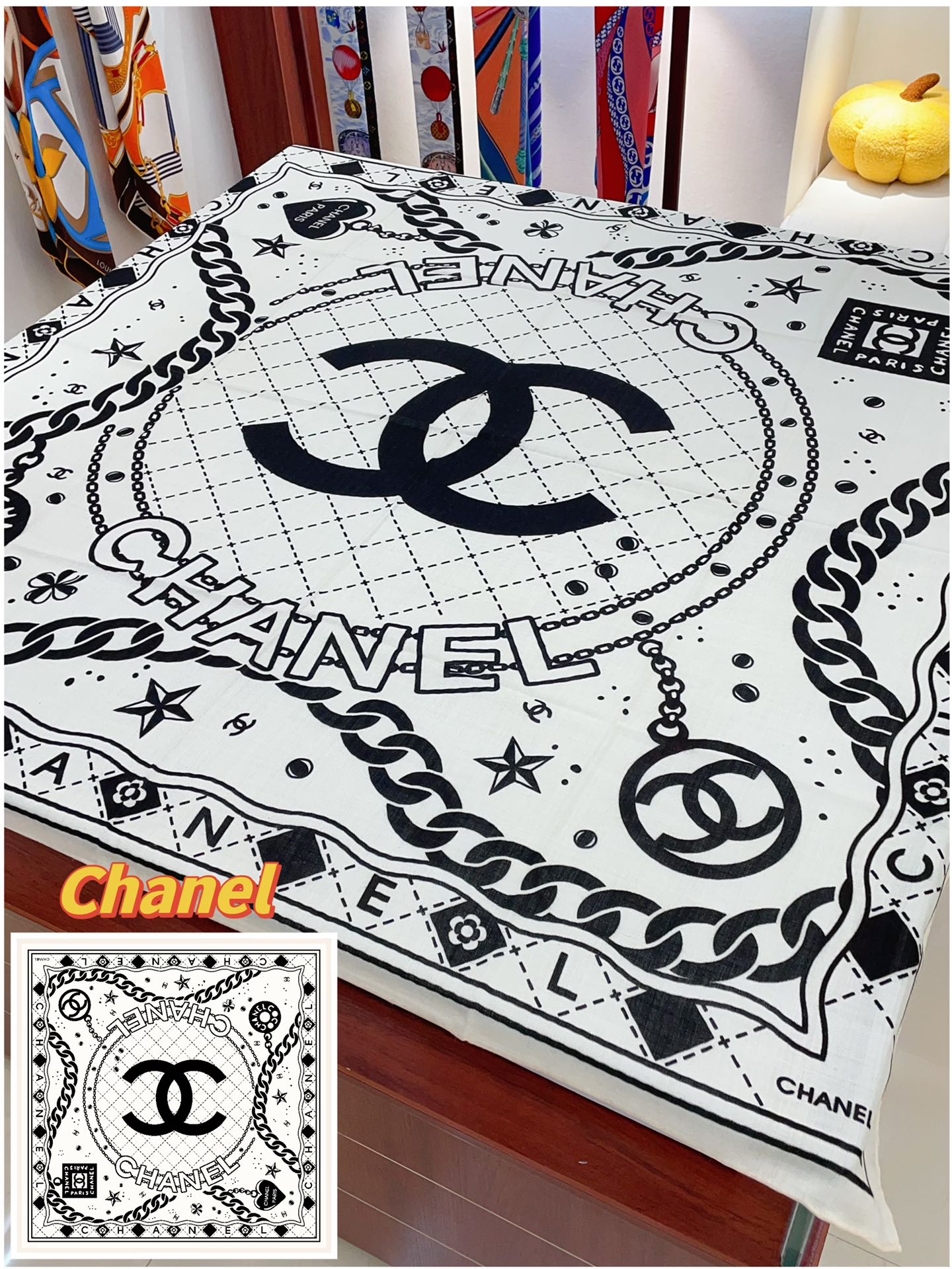 Streetwear Scarf CHANEL 328831 size:140*140cm - vstockx