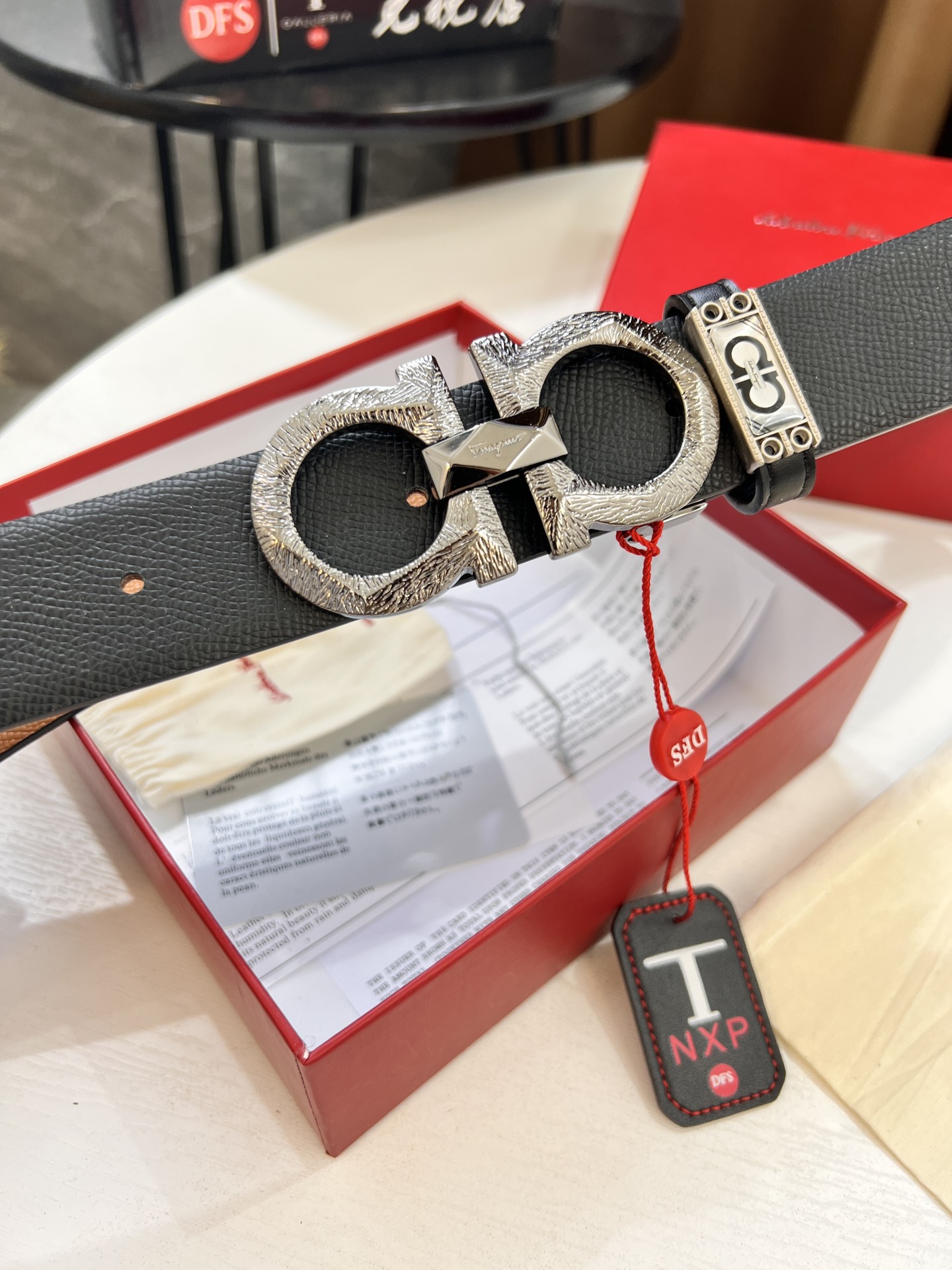 Streetwear Belt Ferragamo 320152 size:3.5cm - vstockx