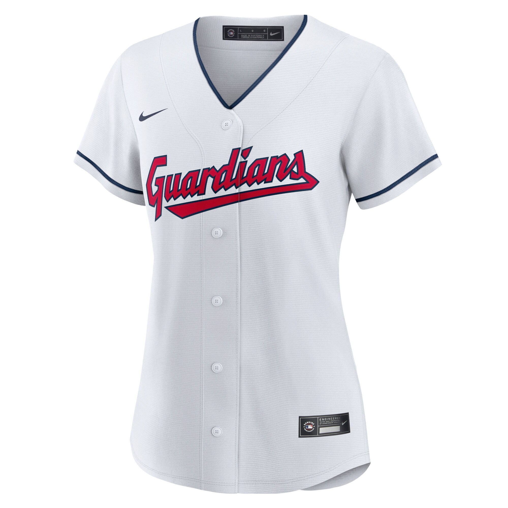 Cleveland Guardians Nike Women's Home Blank Replica Jersey- White - vstockx