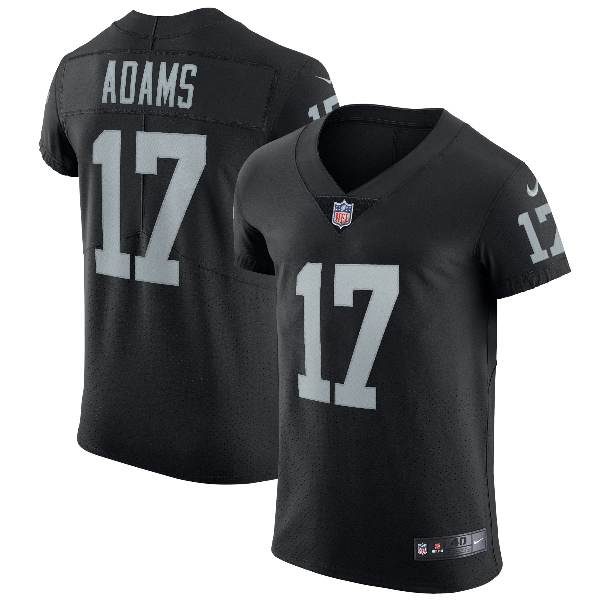 Davante Adams Las Vegas Raiders Nike Vapor Elite Jersey - Black - vstockx