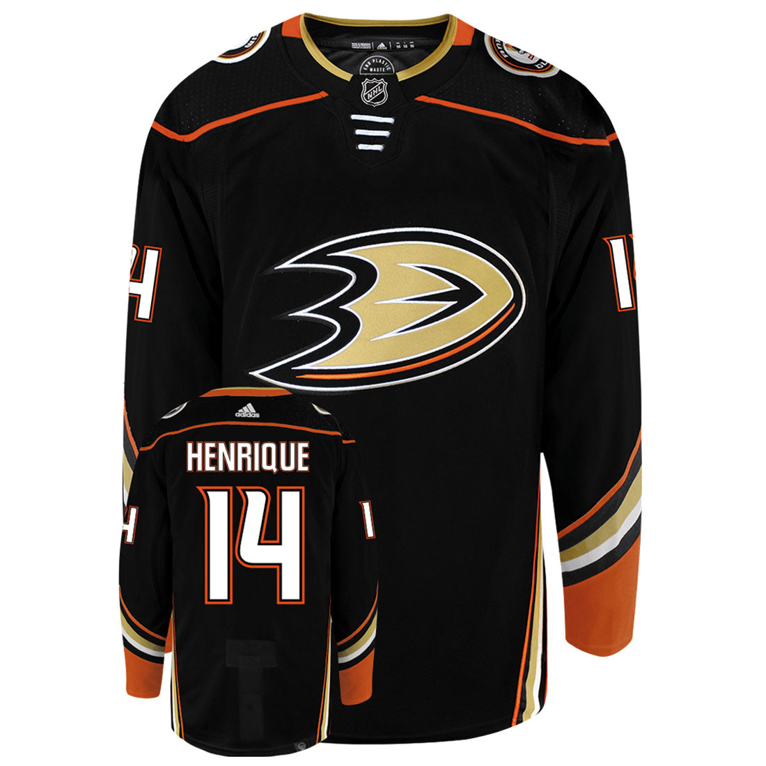 Adam Henrique Anaheim Ducks Adidas Primegreen Authentic NHL Hockey Jersey - vstockx