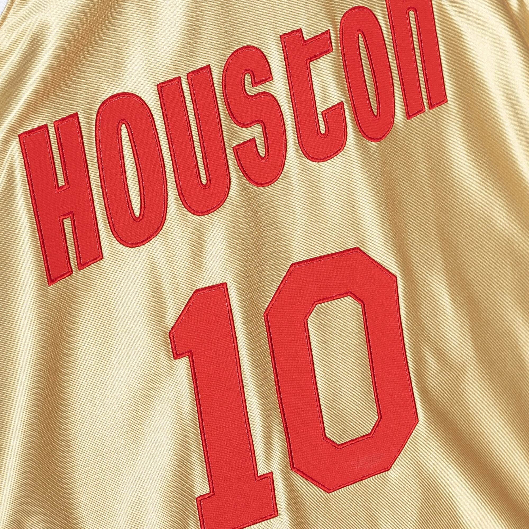 75th Anniversary Gold Swingman Sam Cassell Houston Rockets 1993-94 Jersey - vstockx