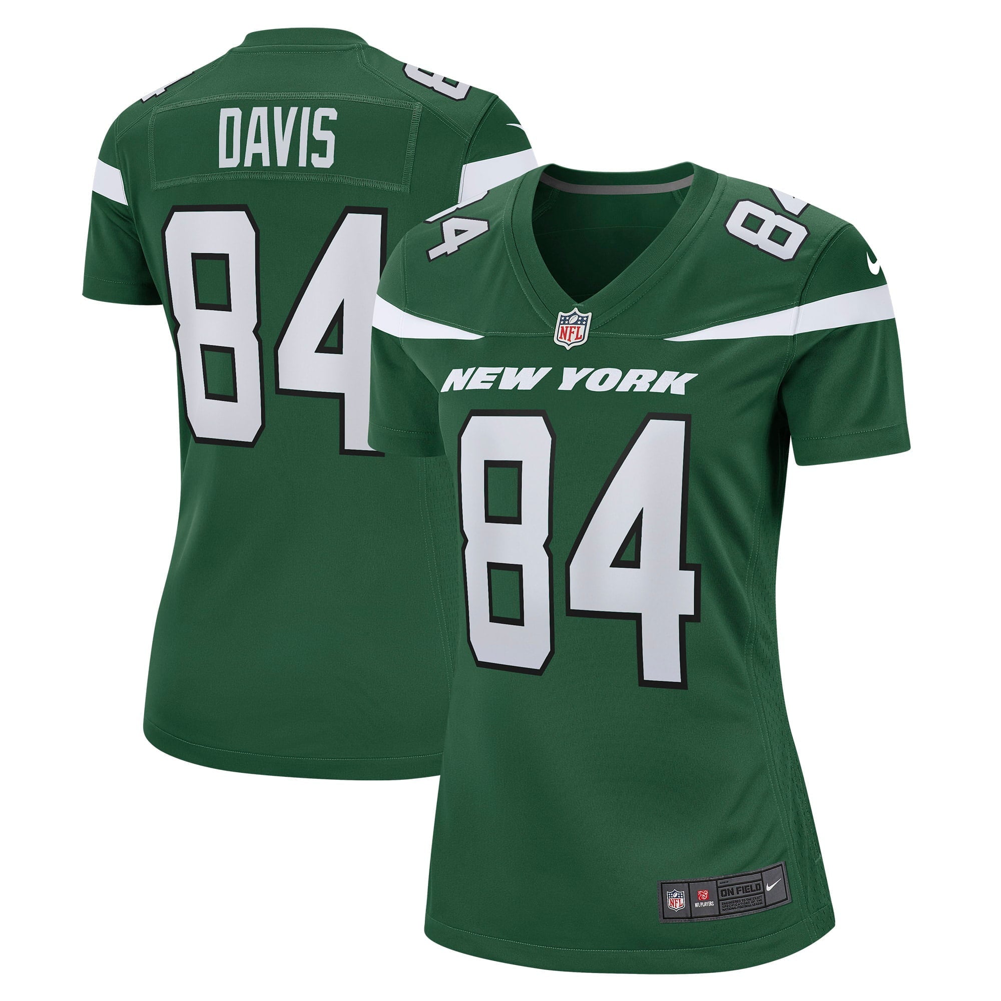 Women's Nike Corey Davis Gotham Green New York Jets Game Jersey - vstockx
