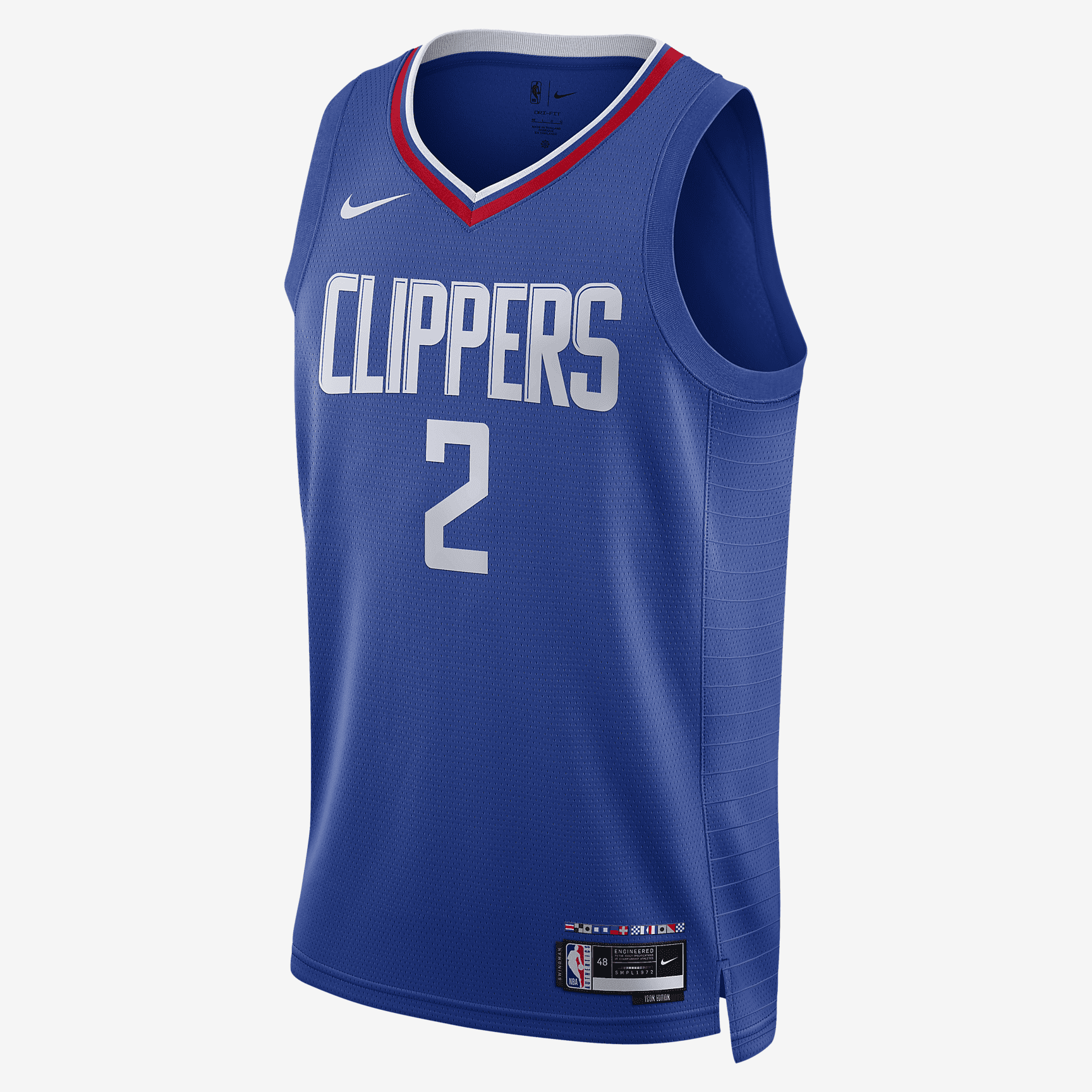 LA Clippers Icon Edition 2022/23 Nike Dri-FIT NBA Swingman Jersey - Rush Blue - vstockx