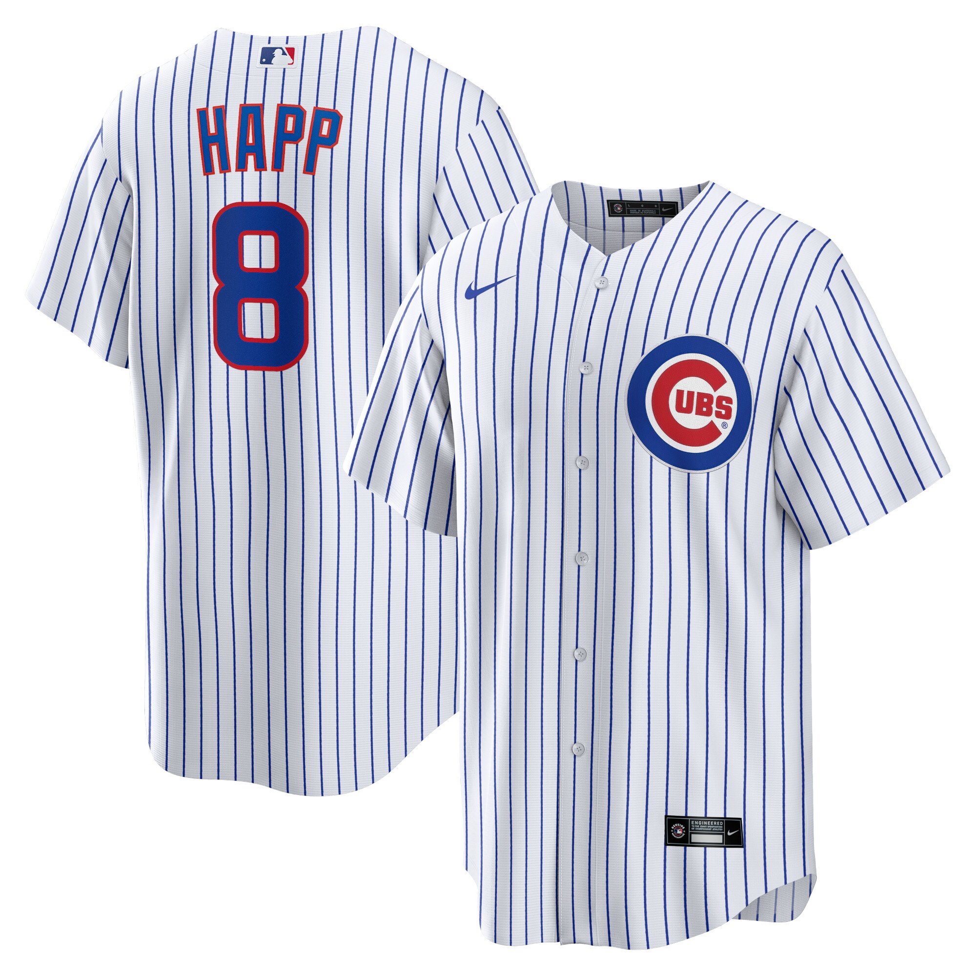 Ian Happ Chicago Cubs Nike Home Replica Jersey - White - vstockx