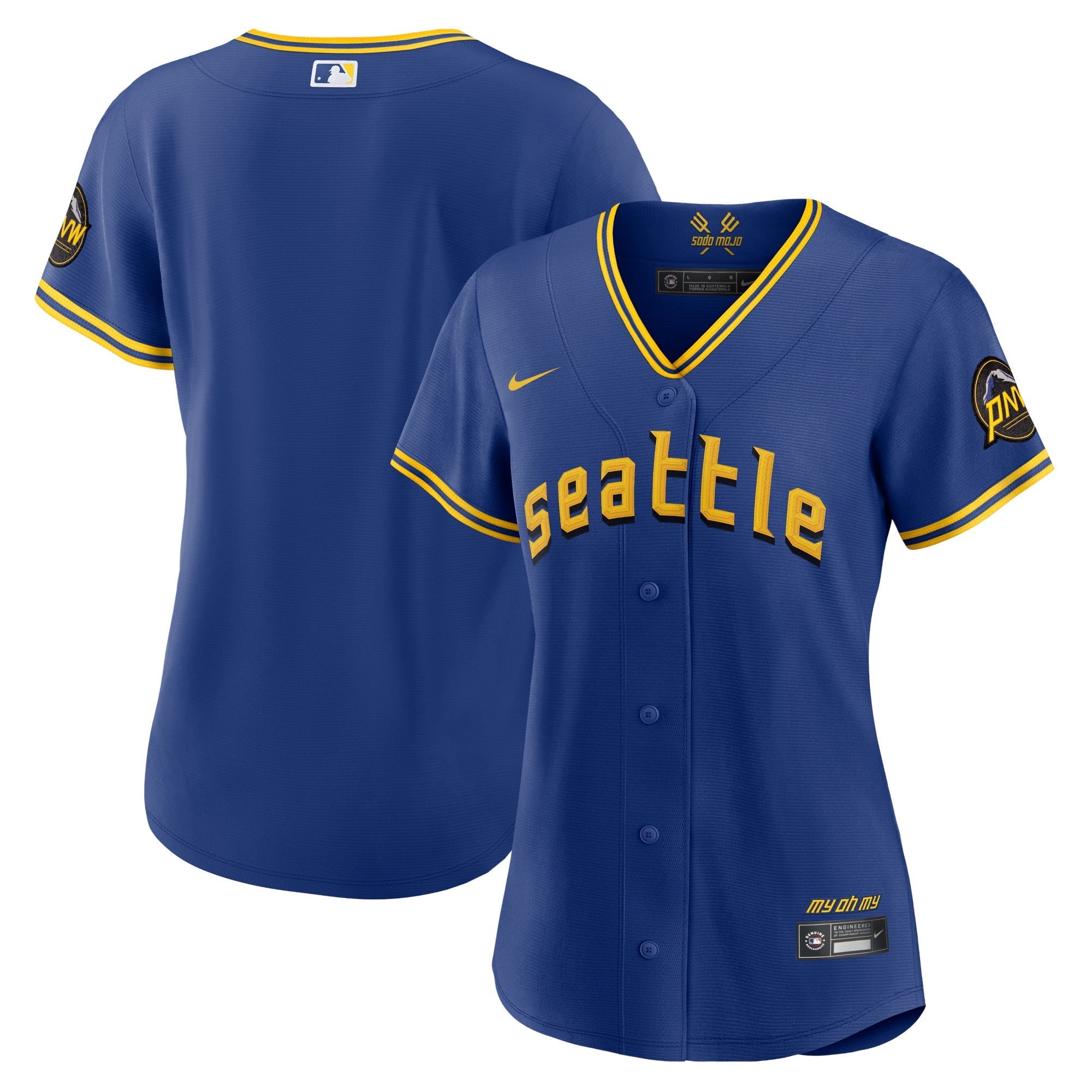 Women's Nike Royal Seattle Mariners 2023 City Connect Replica Jersey - vstockx