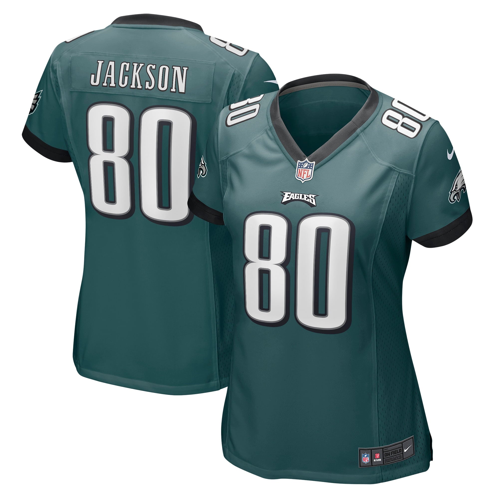 Women's Nike Tyree Jackson Midnight Green Philadelphia Eagles Game Jersey - vstockx