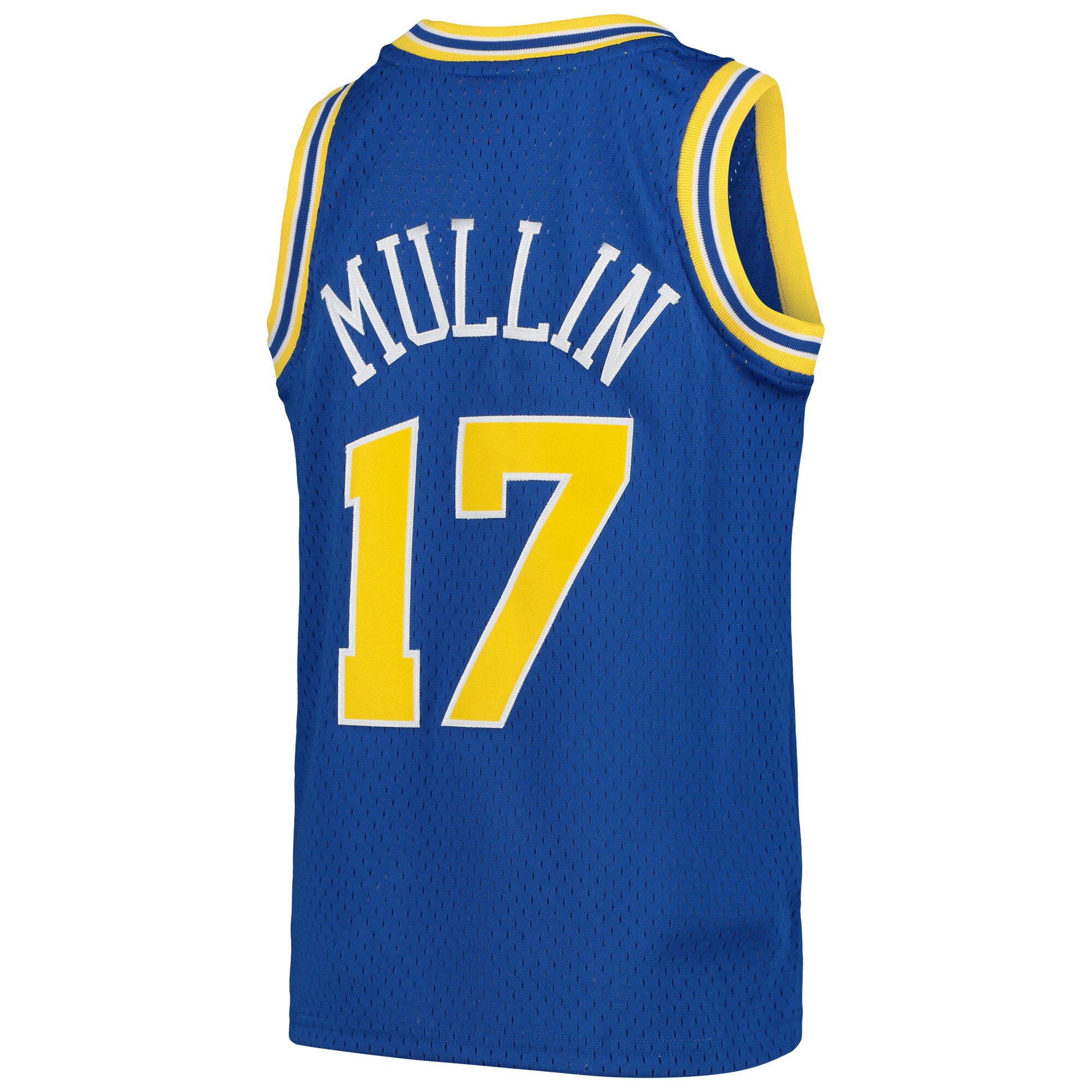 Chris Mullin Golden State Warriors Mitchell & Ness Youth 1993-94 Hardwood Classics Swingman Throwback Jersey - Royal - vstockx