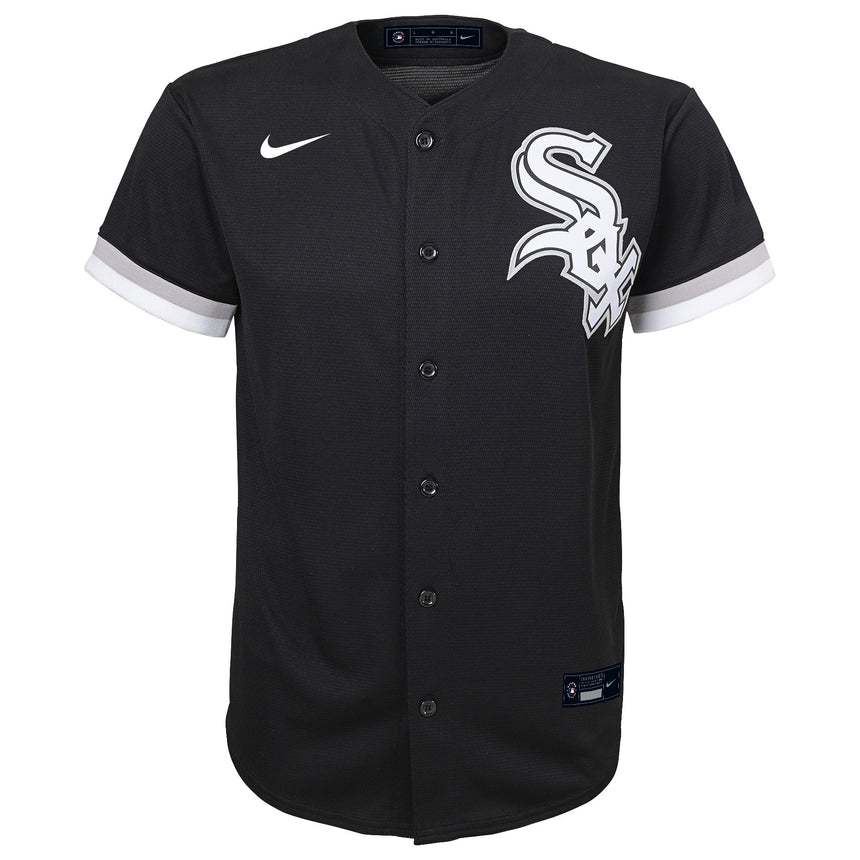 Child Tim Anderson Chicago White Sox Black Alternate Replica Team Jersey - vstockx