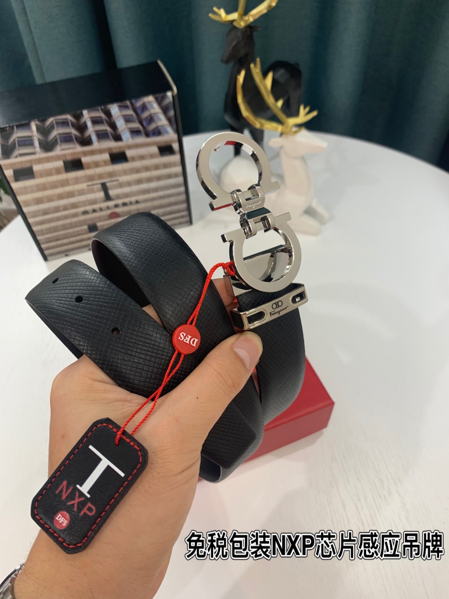 Streetwear Belt Ferragamo 319174 size:3.5cm - vstockx