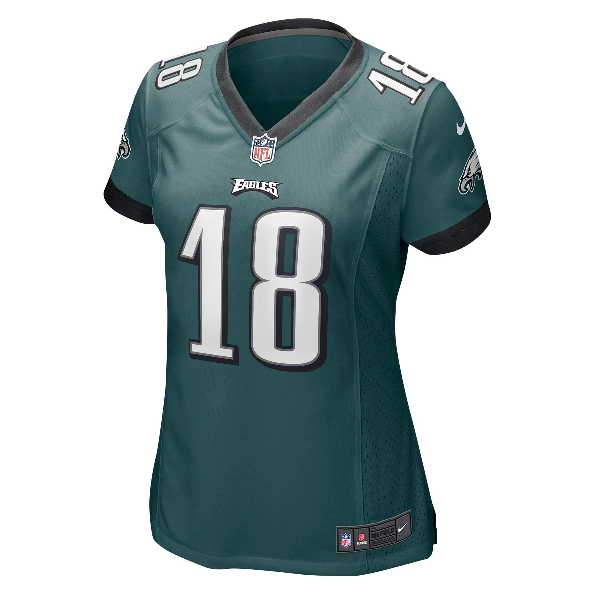 Women's Nike Britain Covey Midnight Green Philadelphia Eagles Home Game Player Jersey - vstockx