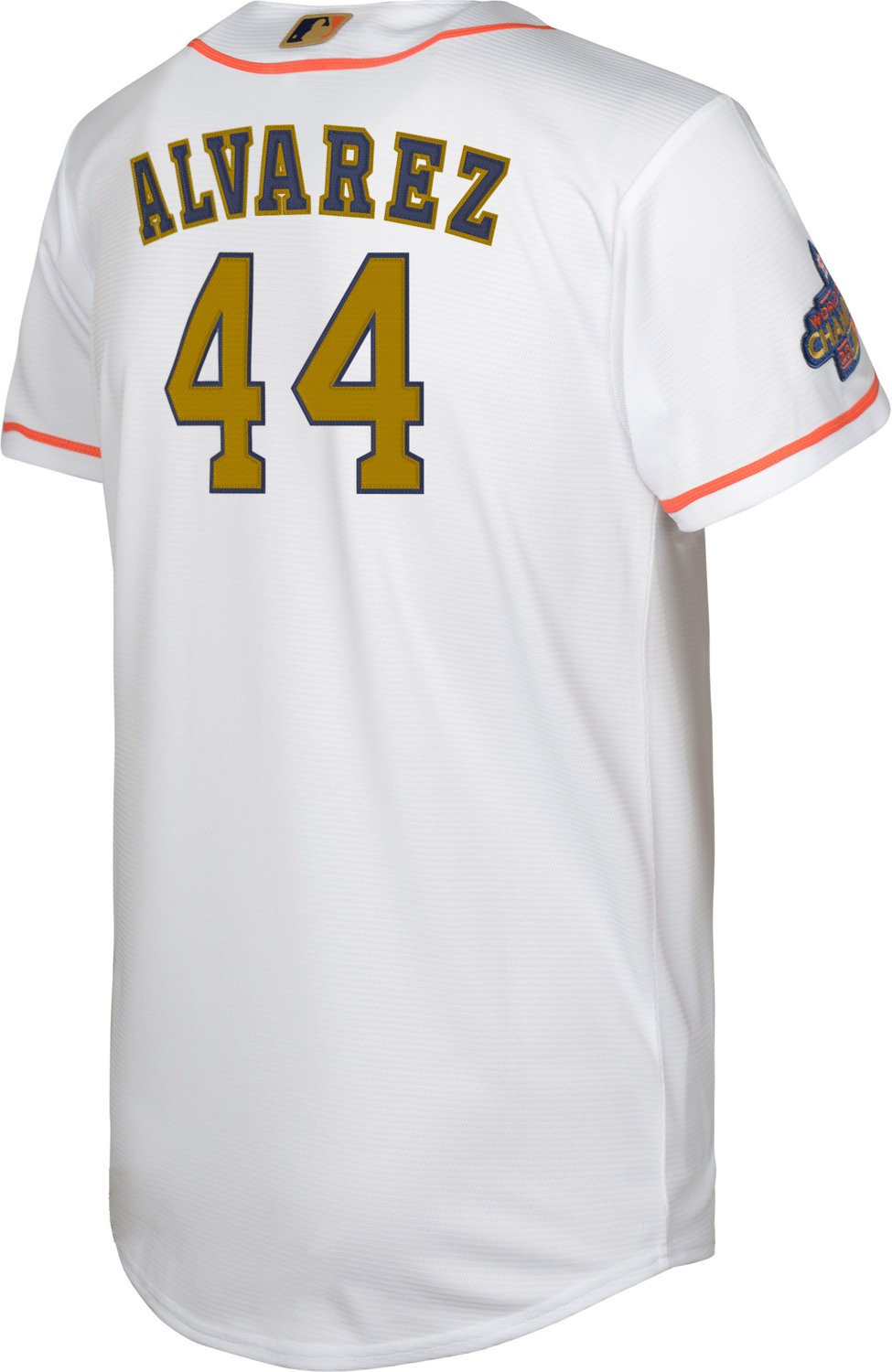 Nike Youth Houston Astros Gold Yordan Alvarez Replica Jersey - vstockx