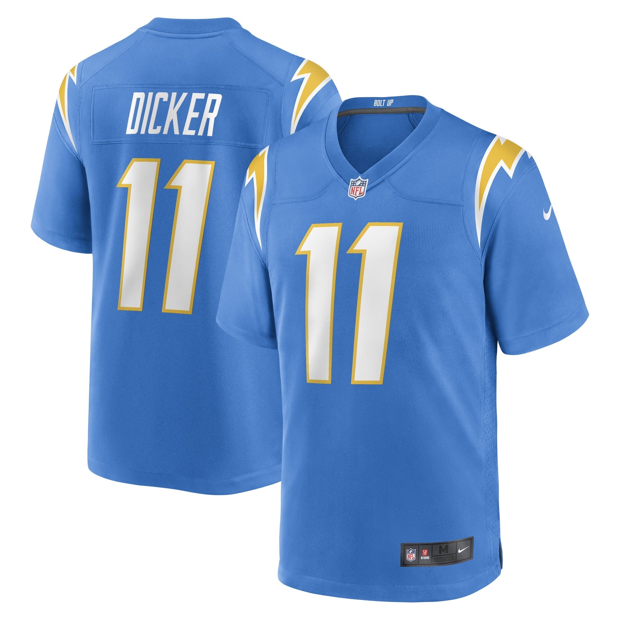 Men's Nike Cameron Dicker Powder Blue Los Angeles Chargers Game Jersey - vstockx