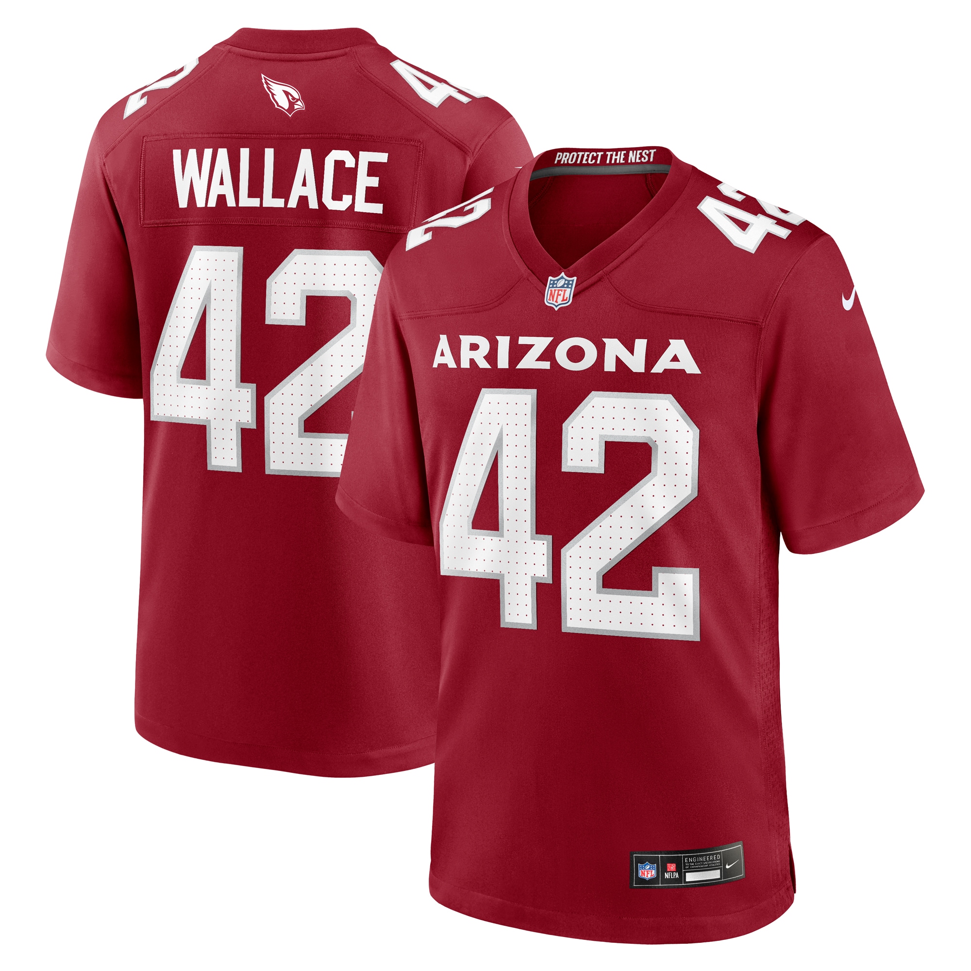K'Von Wallace Arizona Cardinals Nike Team Game Jersey - Cardinal - vstockx