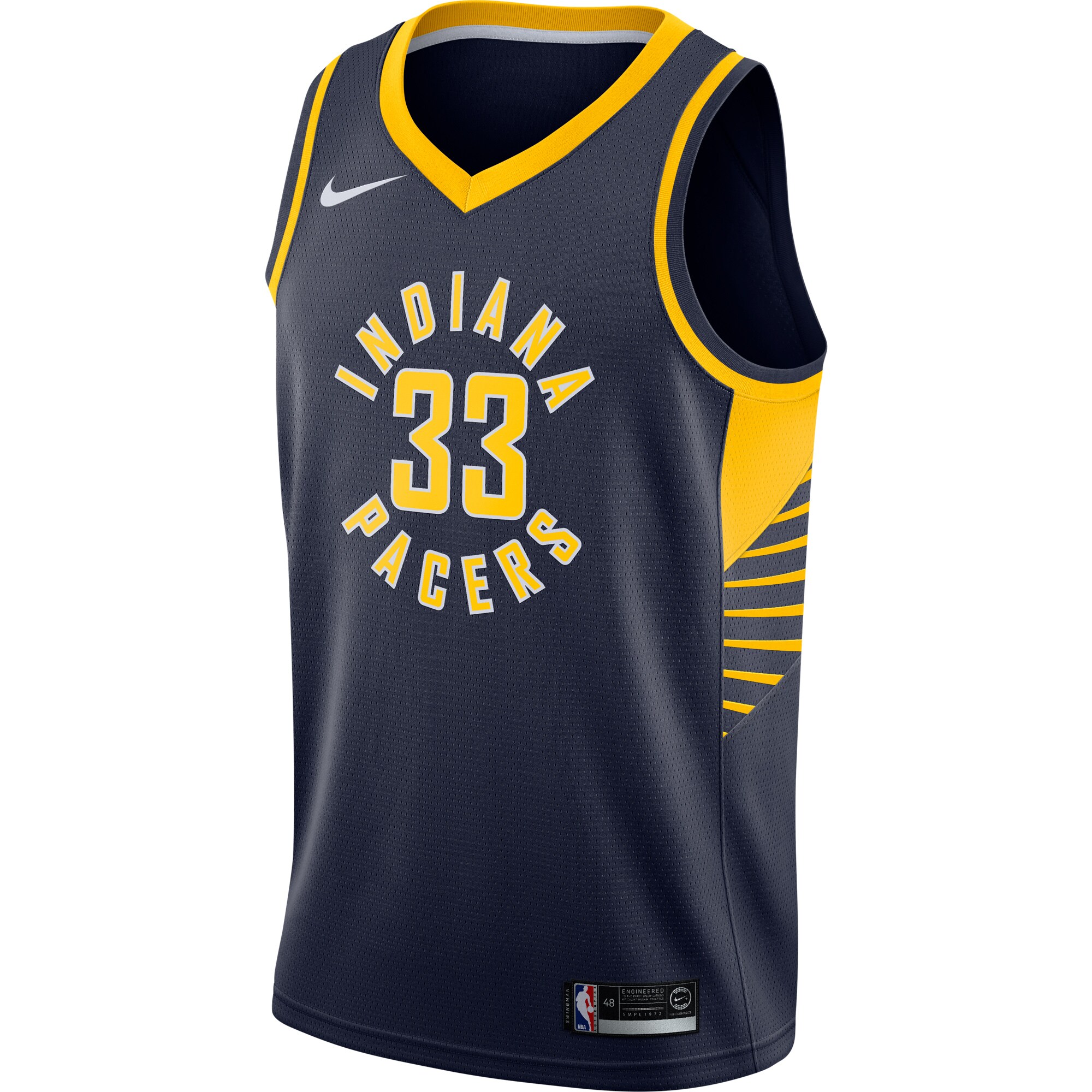 Myles Turner Indiana Pacers Nike Swingman Jersey Navy - Icon Edition - vstockx