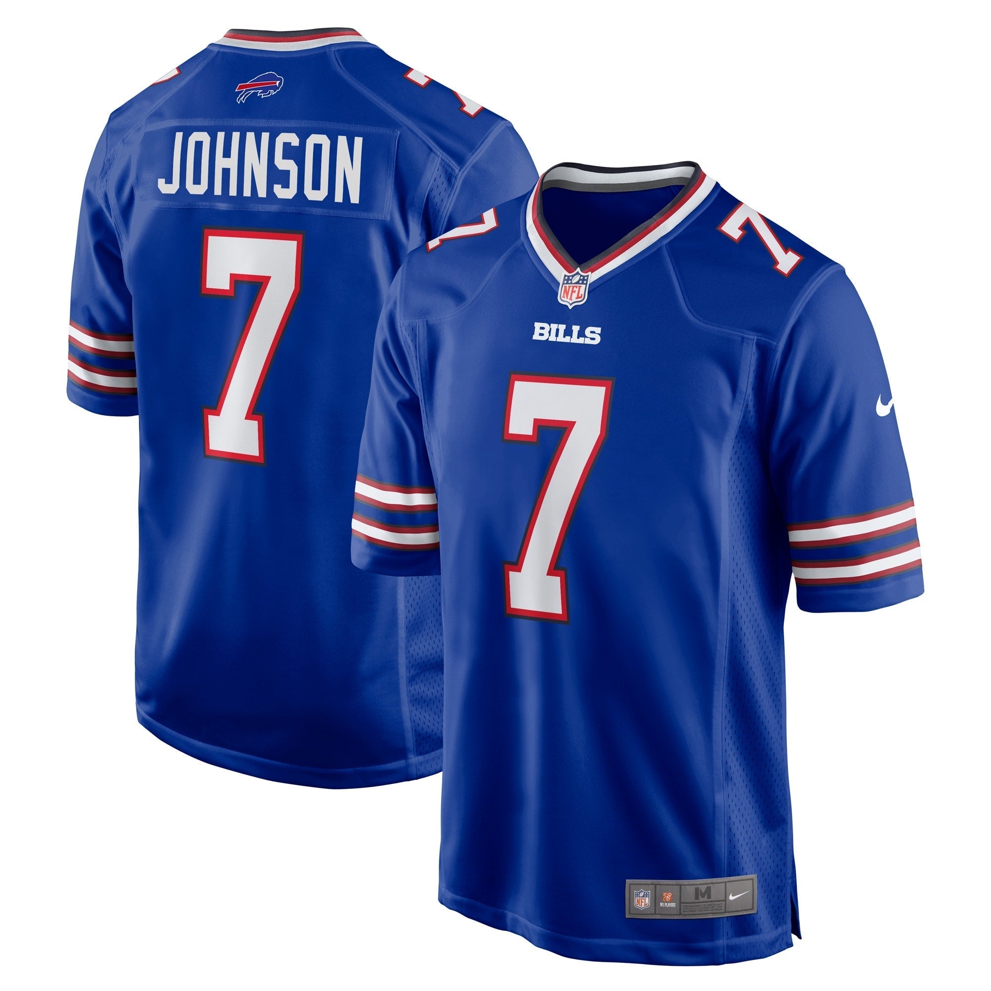 Men's Nike Taron Johnson Royal Buffalo Bills Game Jersey - vstockx