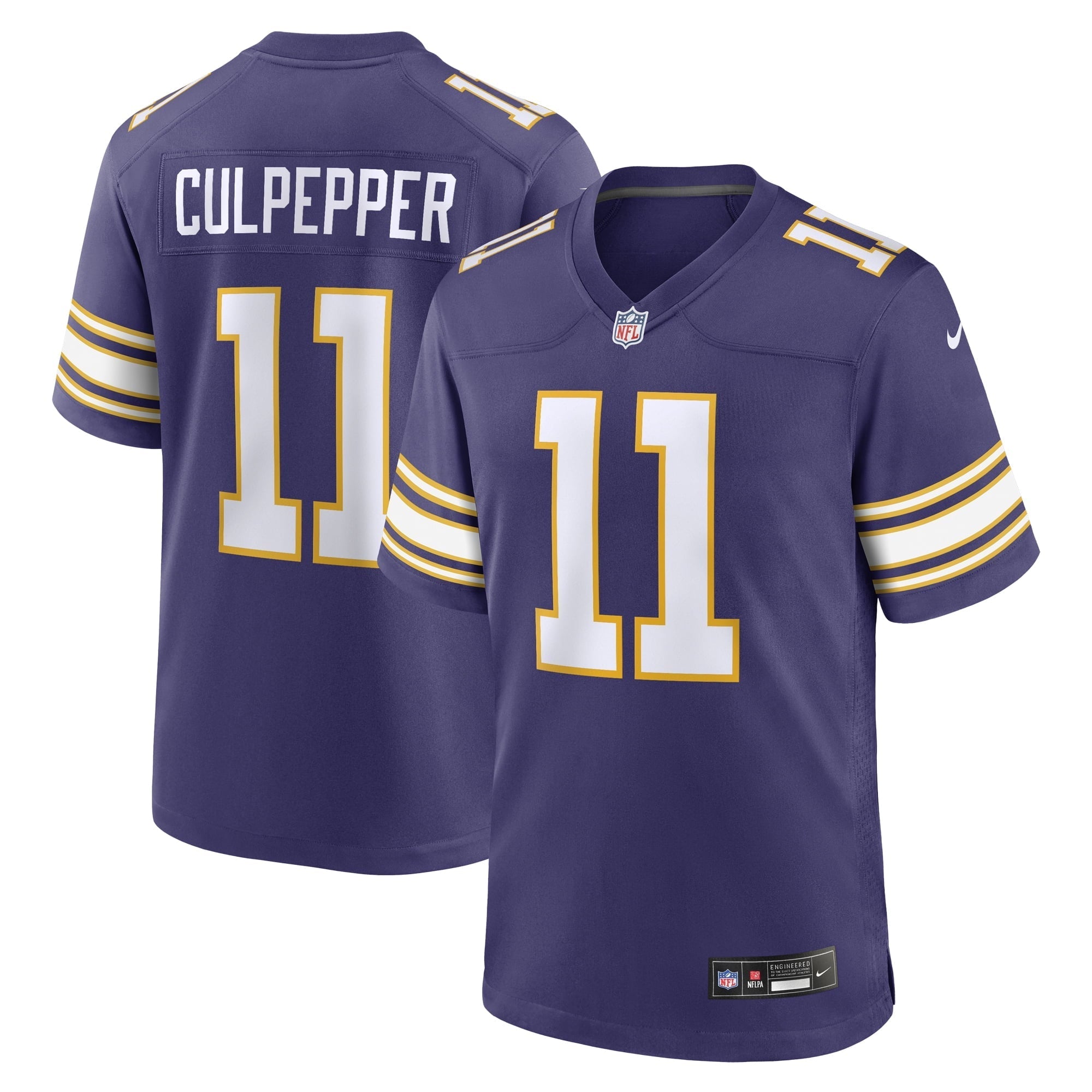 Men's Nike Daunte Culpepper Purple Minnesota Vikings Classic Retired Player Game Jersey - vstockx