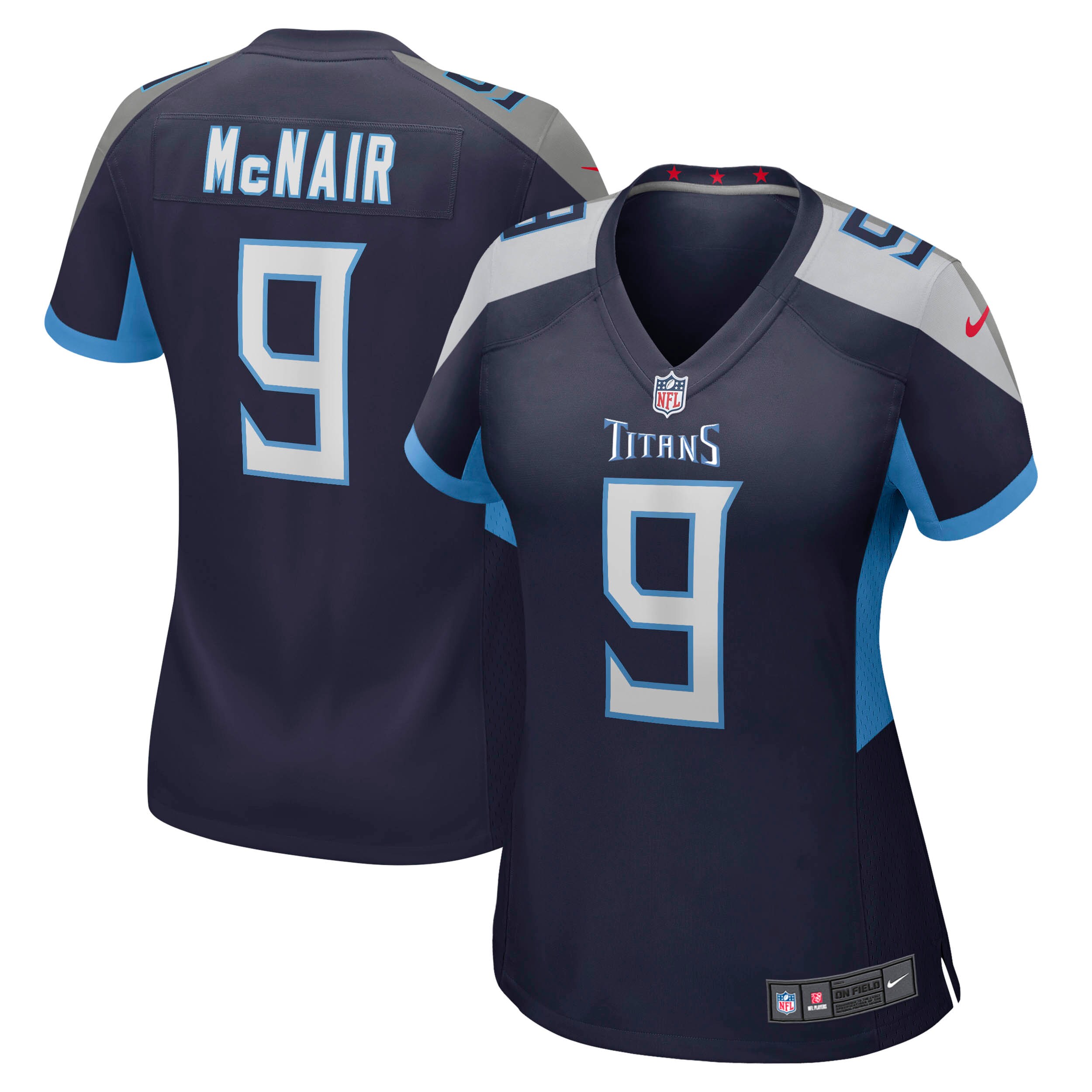 Steve McNair Tennessee Titans Nike Women's Game Retired Player Jersey - Navy - vstockx