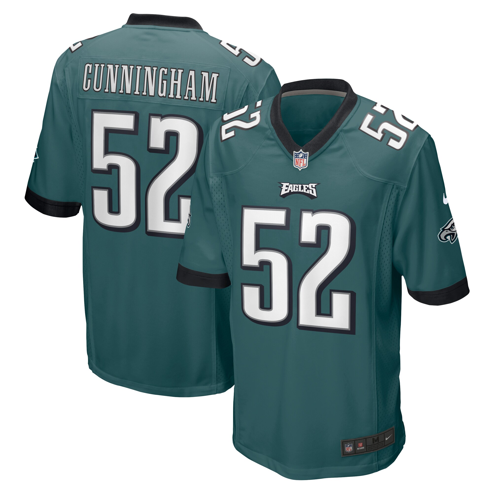 Zach Cunningham Philadelphia Eagles Nike Team Game Jersey - Midnight Green - vstockx