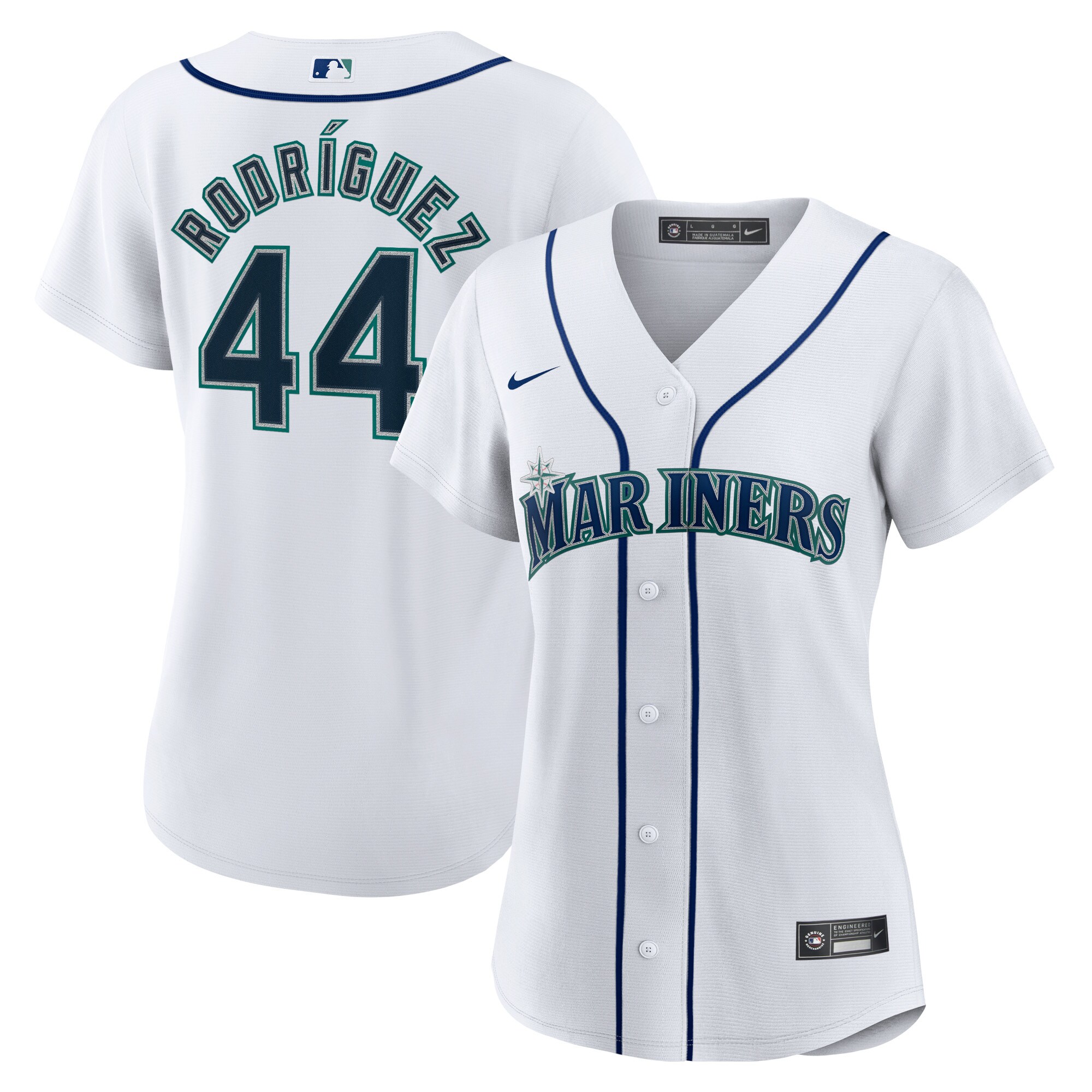 Julio Rodriguez Seattle Mariners Nike Women's Home Replica Player Jersey - White - vstockx