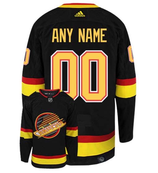 Customizable Vancouver Canucks Adidas Primegreen Authentic NHL Hockey Jersey - vstockx